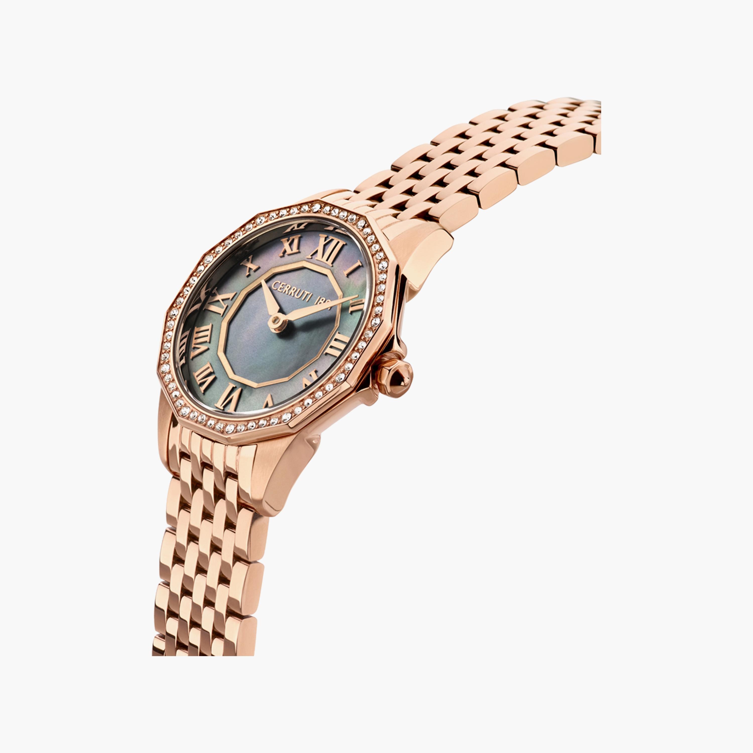 Cerruti 1881 Women's Rose Gold Analog Stainless Steel Strap Watch | CIWLG0008201-women-watchesandjewellery-watches-image-2