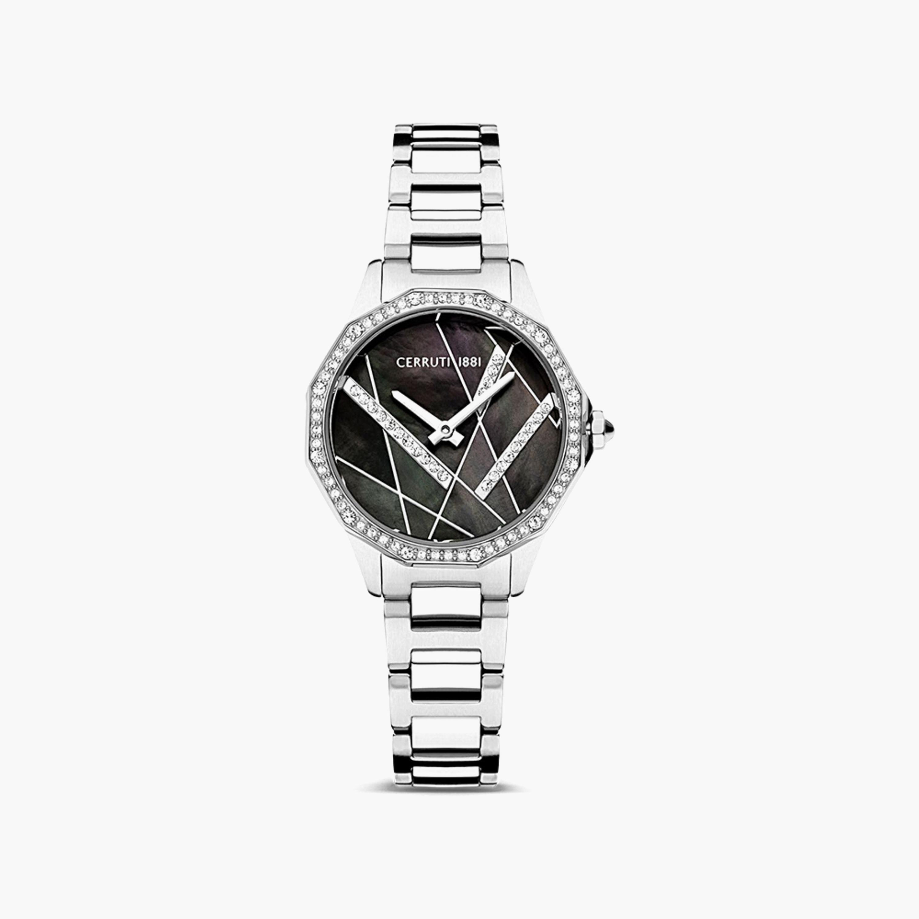ساعة شيروتي 1881 ذو انالوج للنساء بسوار فضي مع ستانلس ستيل | CIWLG2225901-women-watchesandjewellery-watches-image-1