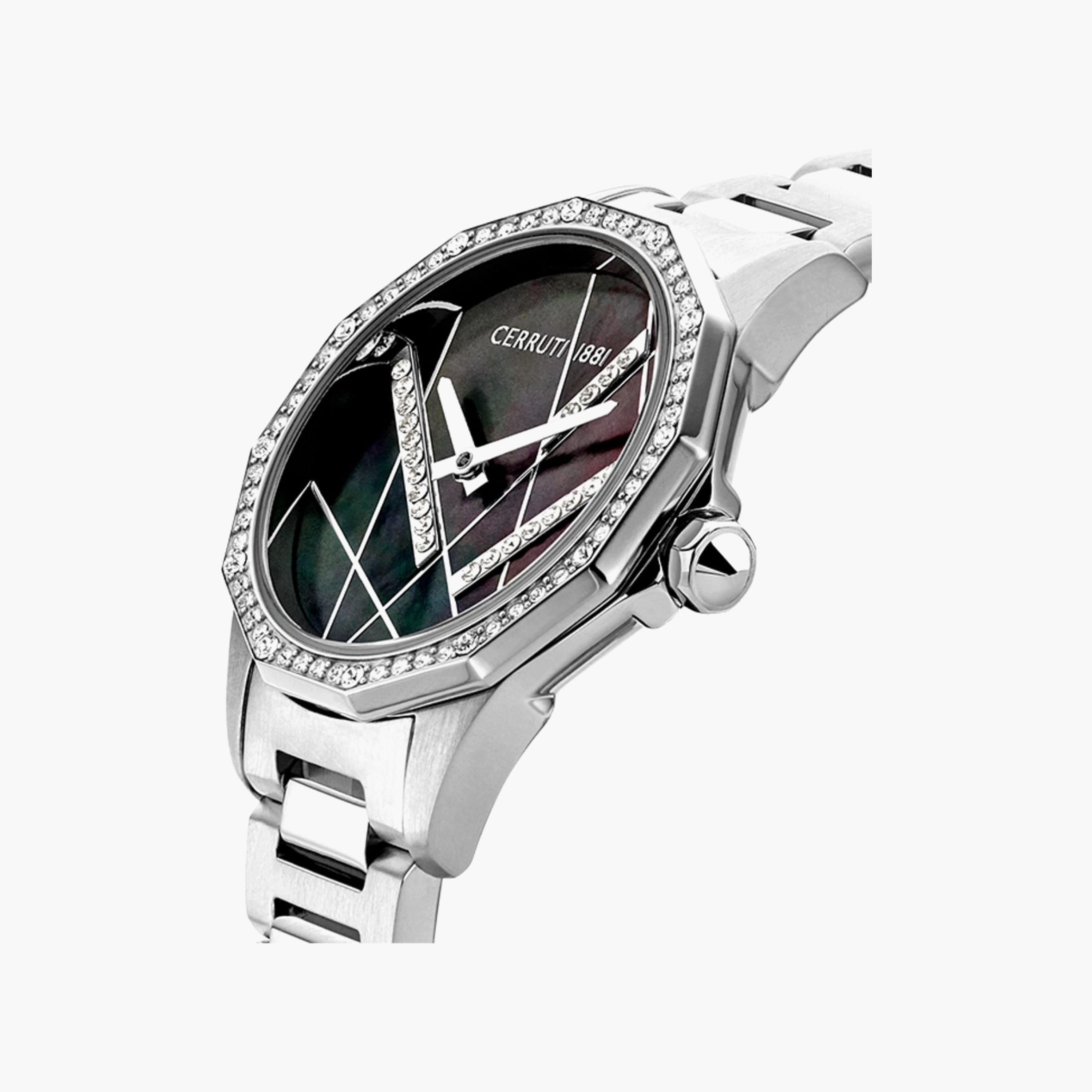 ساعة شيروتي 1881 ذو انالوج للنساء بسوار فضي مع ستانلس ستيل | CIWLG2225901-women-watchesandjewellery-watches-image-2