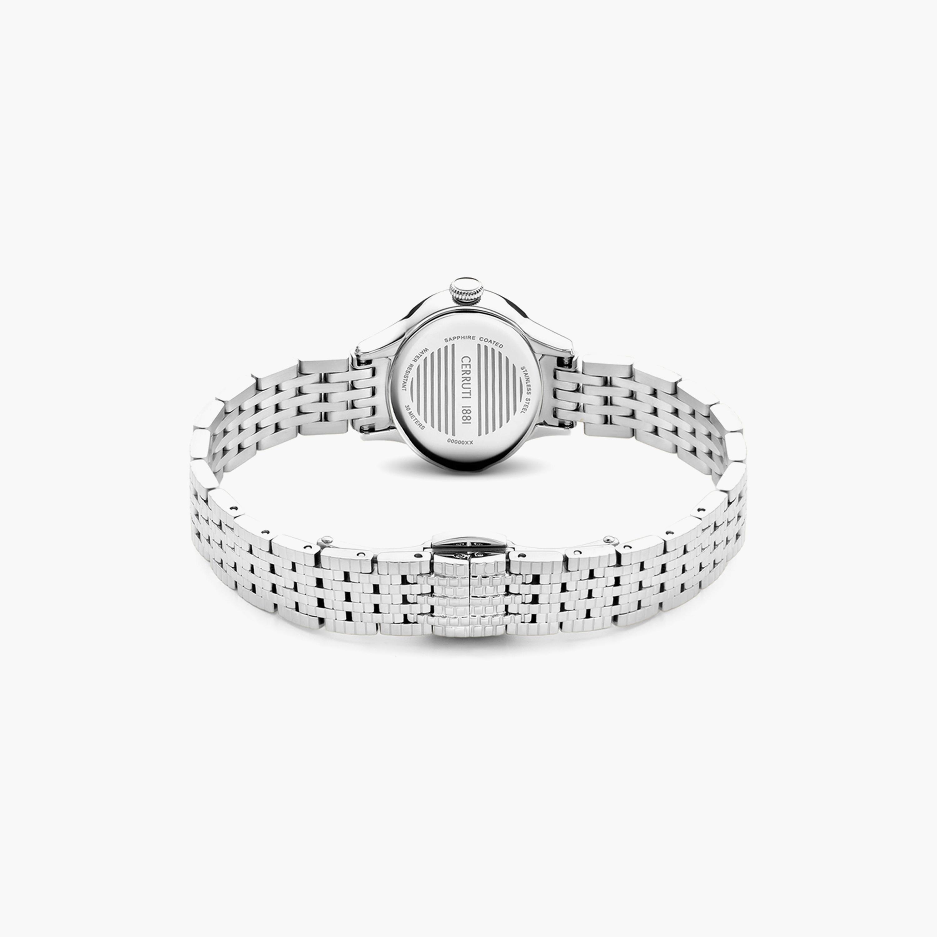 ساعة شيروتي 1881 ذو انالوج للنساء بسوار فضي مع ستانلس ستيل | CIWLG0012202-women-watchesandjewellery-watches-image-3