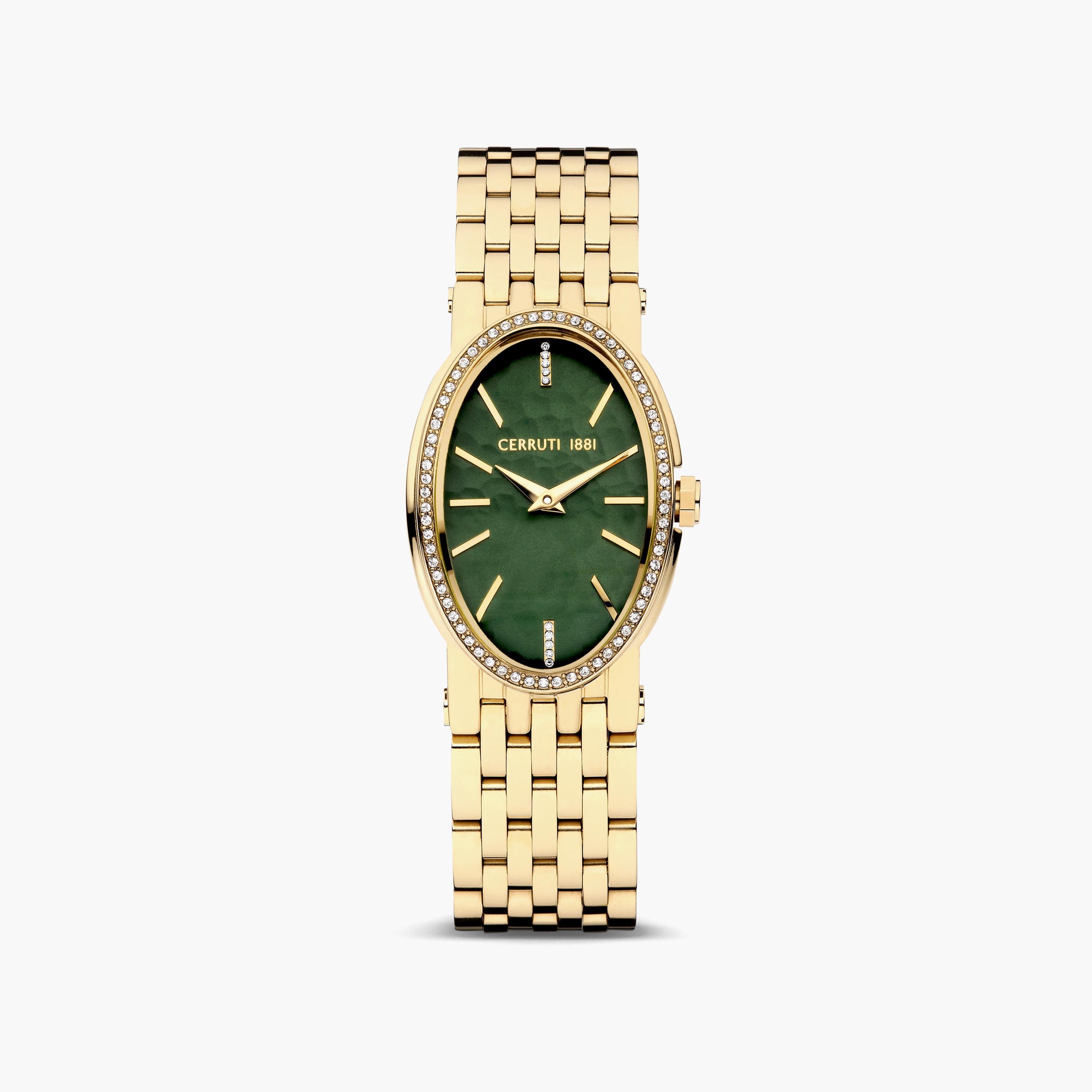 ساعة شيروتي 1881 ذو انالوج للنساء بسوار ذهبي مع ستانلس ستيل | CIWLG0008804-women-watchesandjewellery-watches-image-1