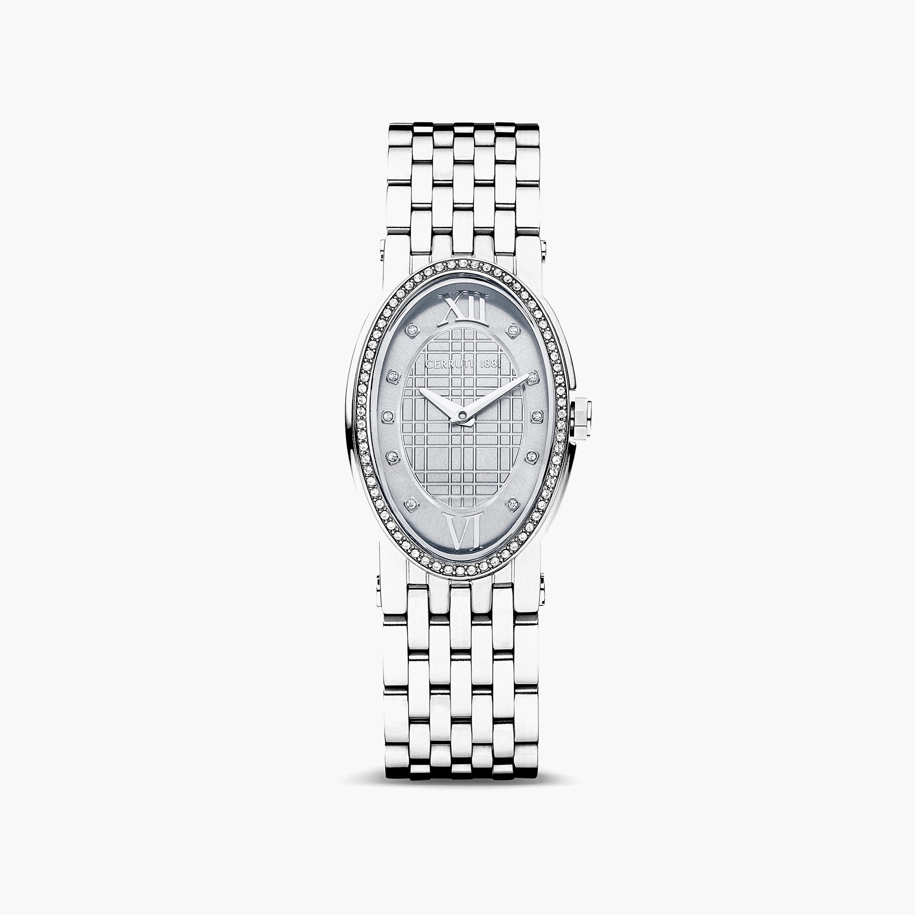 ساعة شيروتي 1881 ذو انالوج للنساء بسوار فضي مع ستانلس ستيل | CIWLG2226101-women-watchesandjewellery-watches-image-1