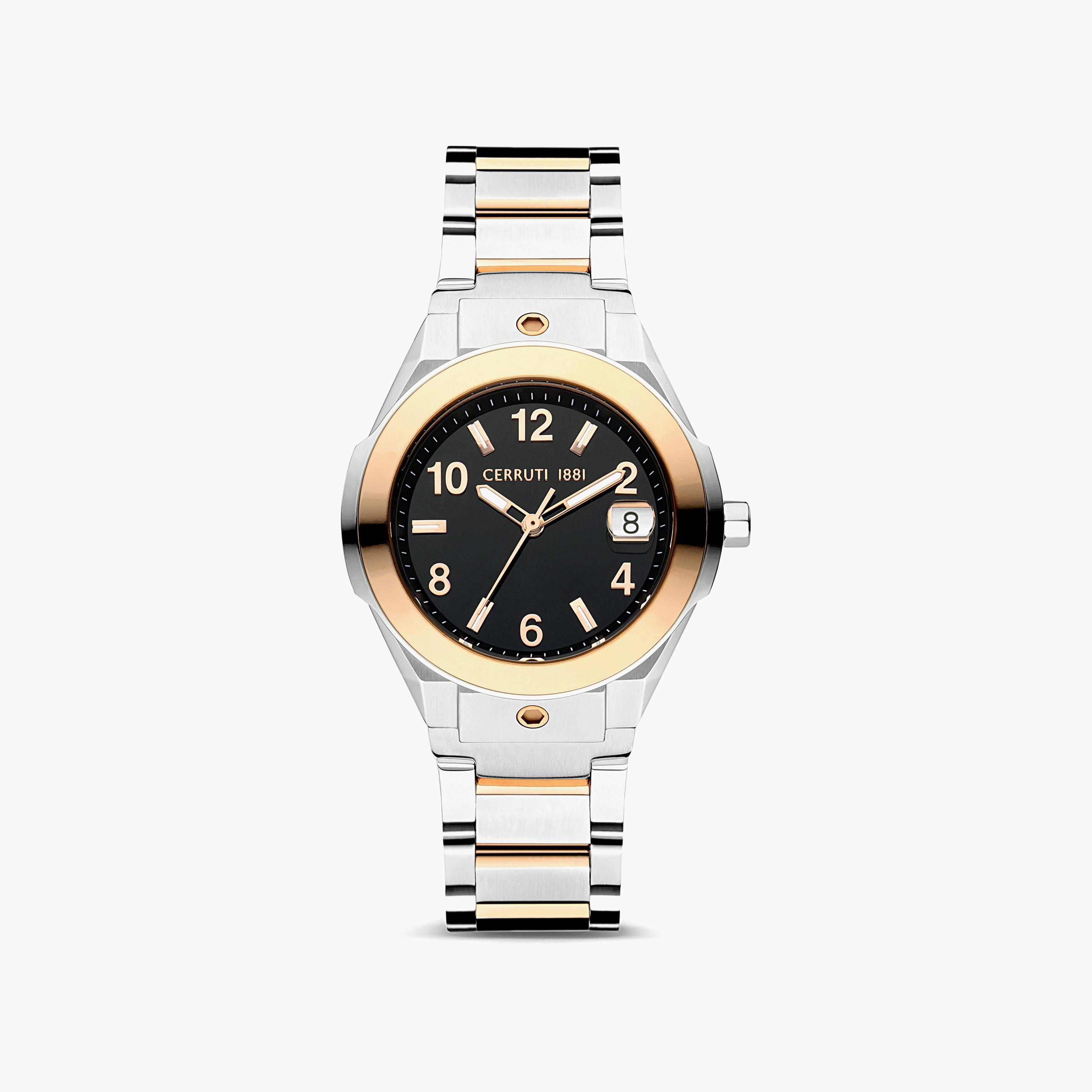 Cerruti 1881 Women's Silver & Rose Gold Analog Stainless Steel Strap Watch | CIWLH2226006-women-watchesandjewellery-watches-image-1
