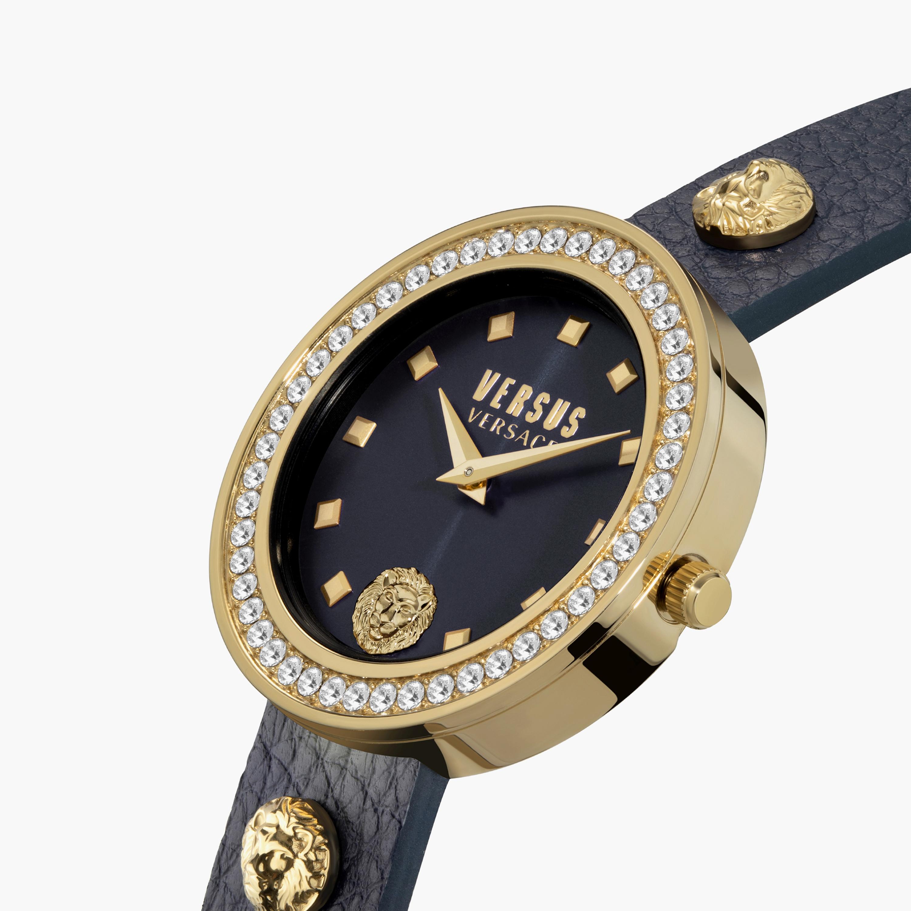 ساعة فيرسوس فيرساتشي للنساء بسوار جلدي كحلي ذو انالوج مع سوار | V WVSPCG3321-women-watchesandjewellery-watches-image-2