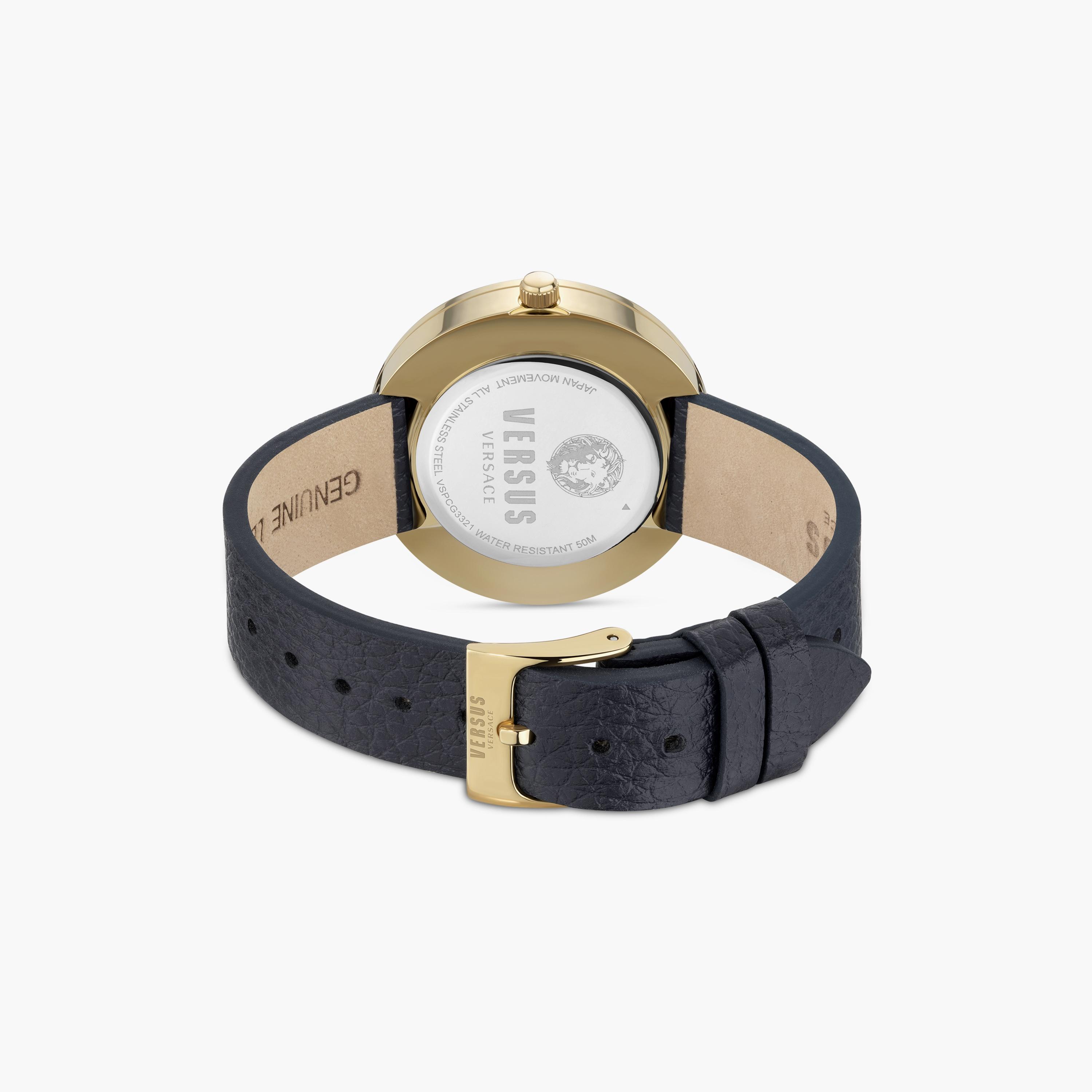 ساعة فيرسوس فيرساتشي للنساء بسوار جلدي كحلي ذو انالوج مع سوار | V WVSPCG3321-women-watchesandjewellery-watches-image-3
