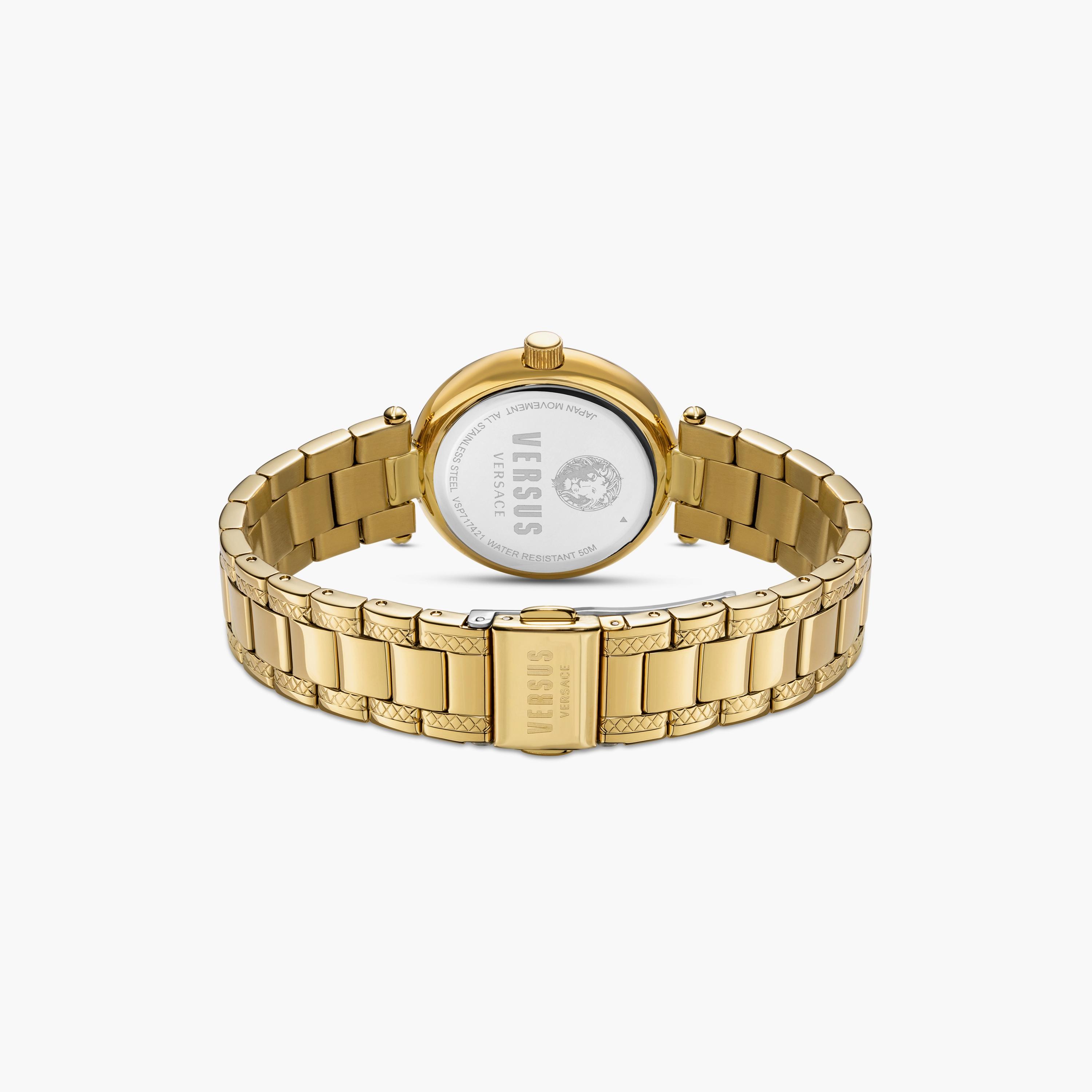 ساعة فيرسوس فيرساتشي للنساء بحزام ذهبي مع ستانلس ستيل مع سوار | V WVSP717421-women-watchesandjewellery-watches-image-3