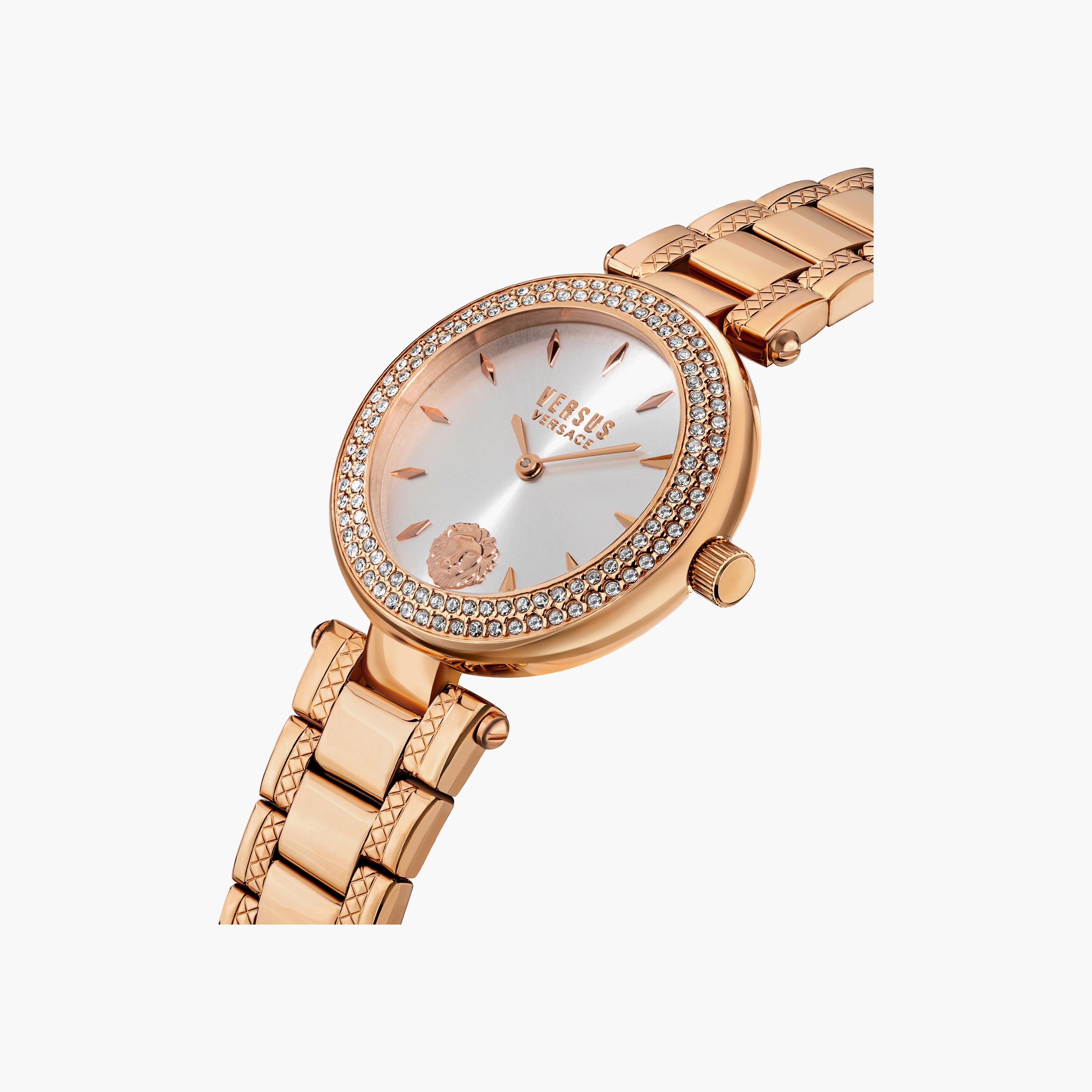ساعة فيرسوس فيرساتشي للنساء بحزام ذهبي وردي مع ستانلس ستيل مع سوار | V WVSP717721-women-watchesandjewellery-watches-image-2