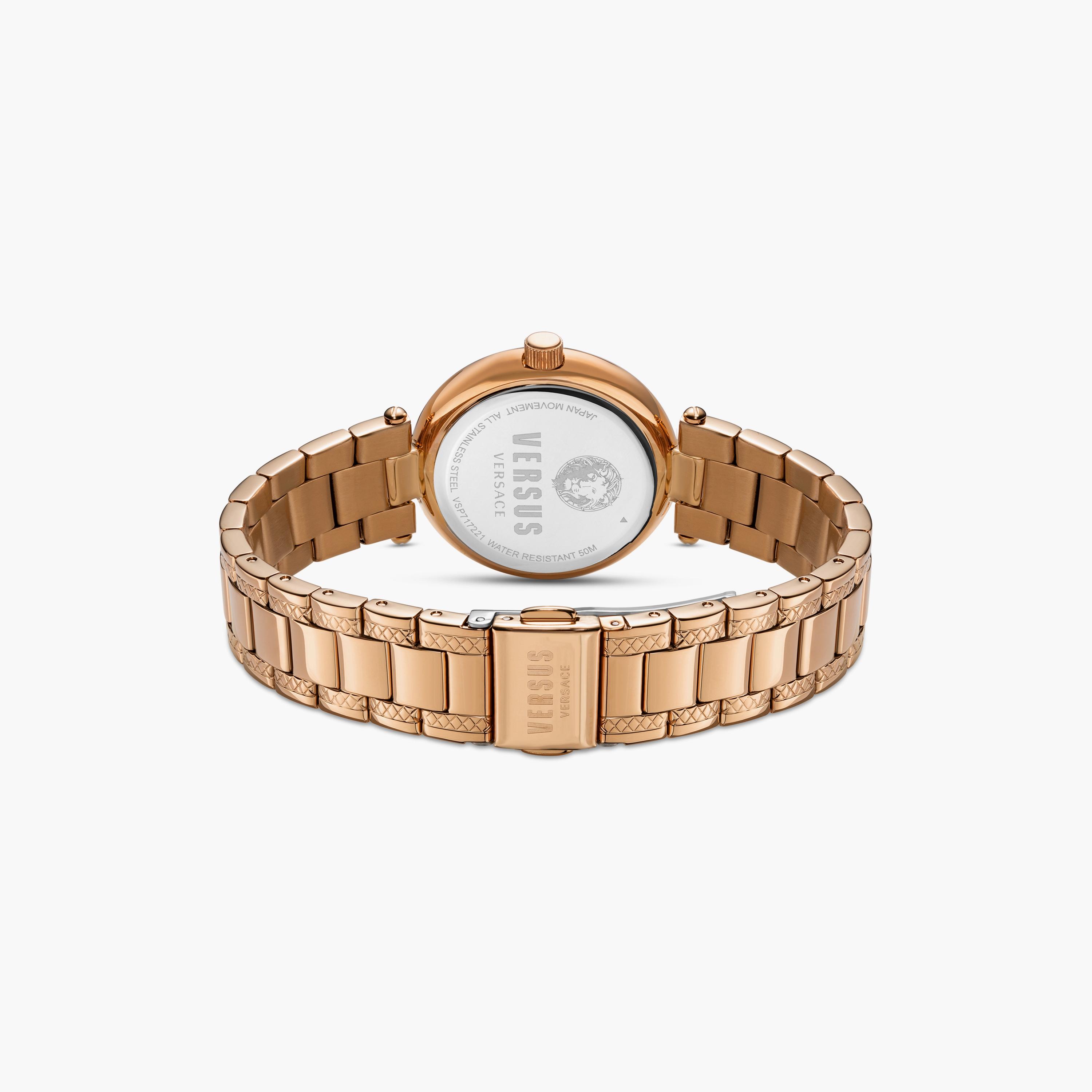 ساعة فيرسوس فيرساتشي للنساء بحزام ذهبي وردي مع ستانلس ستيل مع سوار | V WVSP717721-women-watchesandjewellery-watches-image-3