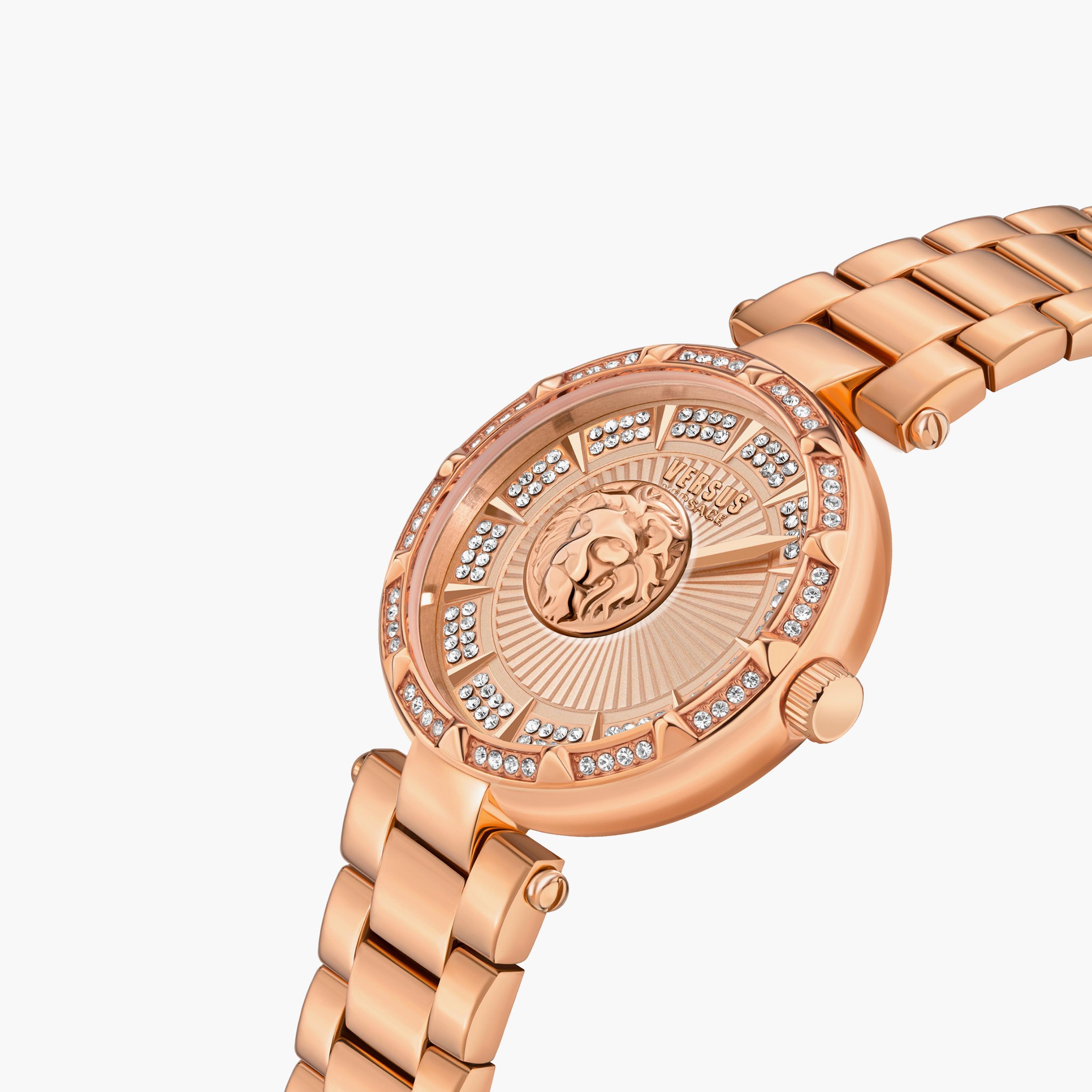 ساعة فيرسوس فيرساتشي ذو انالوج للنساء بسوار ذهبي وردي مع ستانلس ستيل | V WVSPQ16721-women-watchesandjewellery-watches-image-2