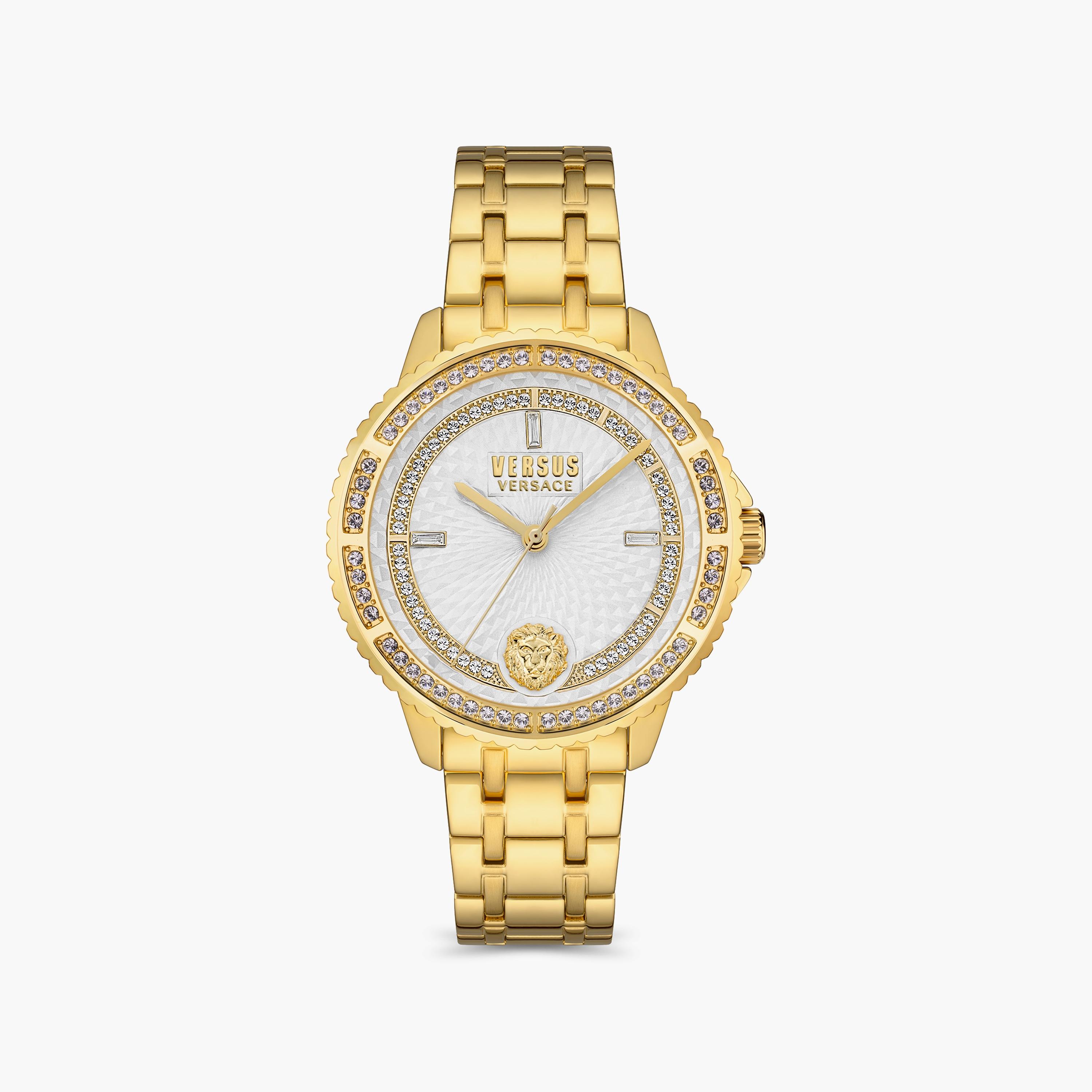 ساعة فيرسوس فيرساتشي ذو انالوج للنساء بسوار ذهبي مع ستانلس ستيل | V WVSPLM3021-women-watchesandjewellery-watches-image-1