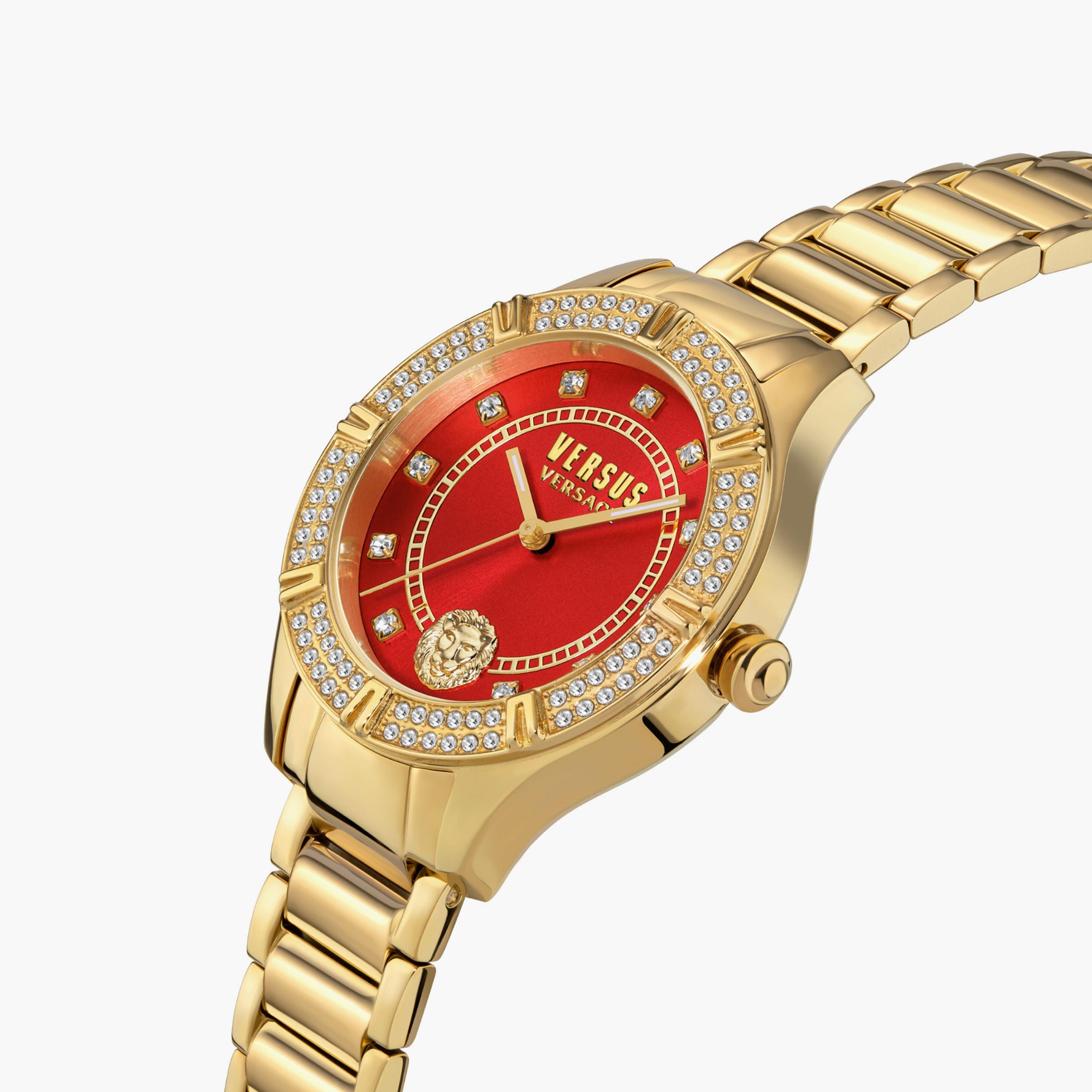 ساعة فيرسوس فيرساتشي ذو انالوج للنساء بسوار ذهبي مع ستانلس ستيل | V WVSP264321-women-watchesandjewellery-watches-image-2