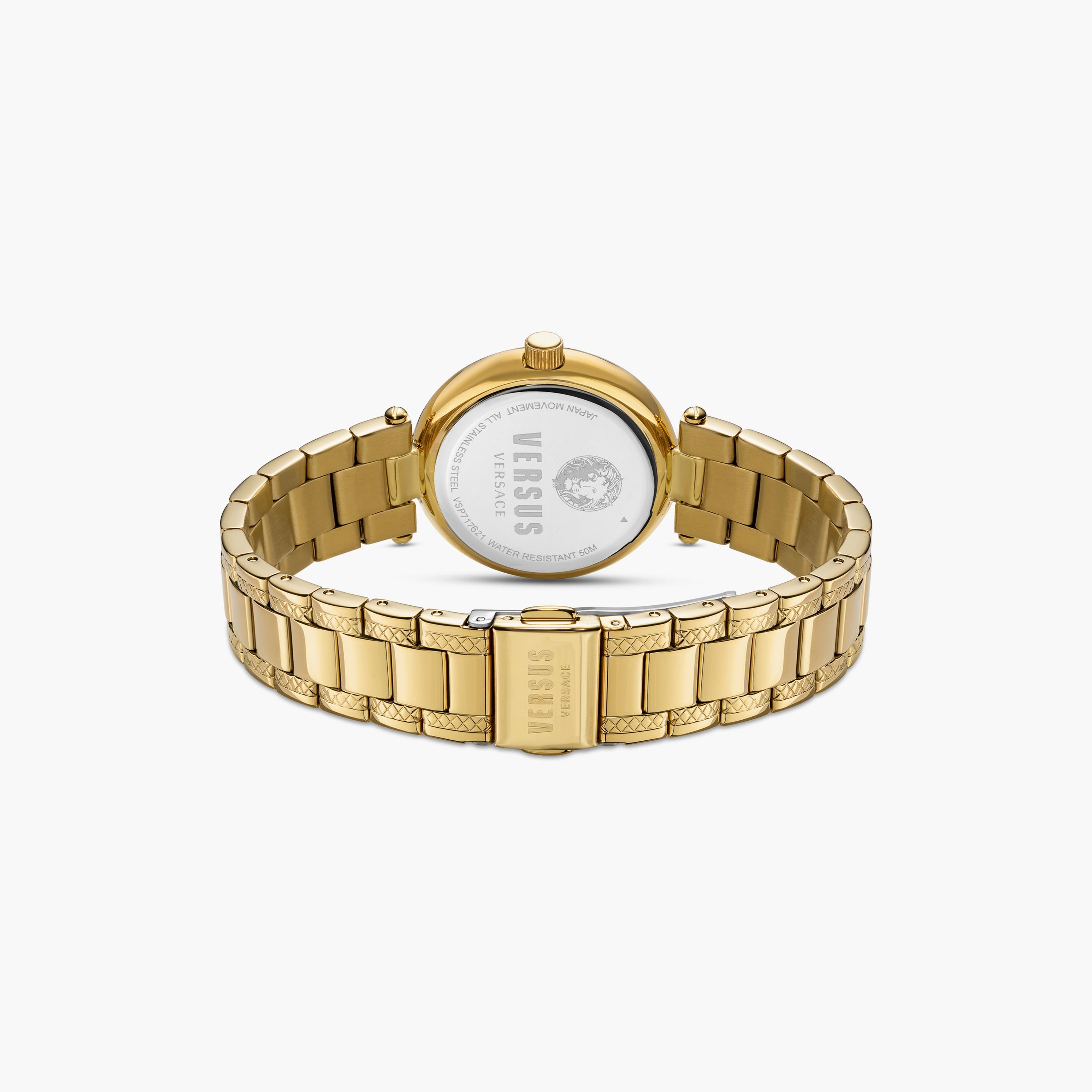 ساعة فيرسوس فيرساتشي للنساء بحزام ذهبي مع ستانلس ستيل مع سوار | V WVSP717621-women-watchesandjewellery-watches-image-3