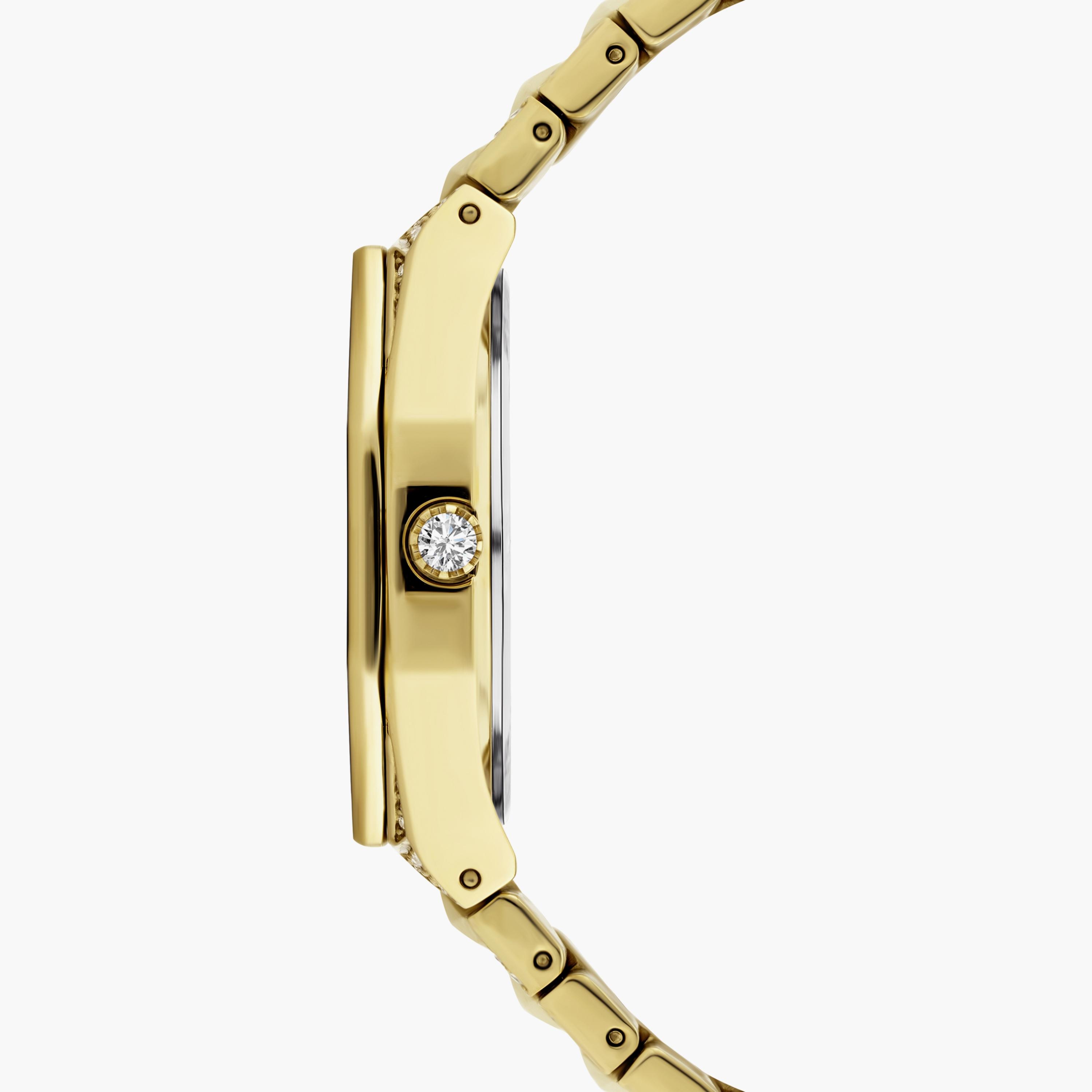 ساعة أنالوج ذهبية بسوار ستانلس ستيل للنساء من بوليس | P 16027BSG-22M-women-watchesandjewellery-watches-image-2
