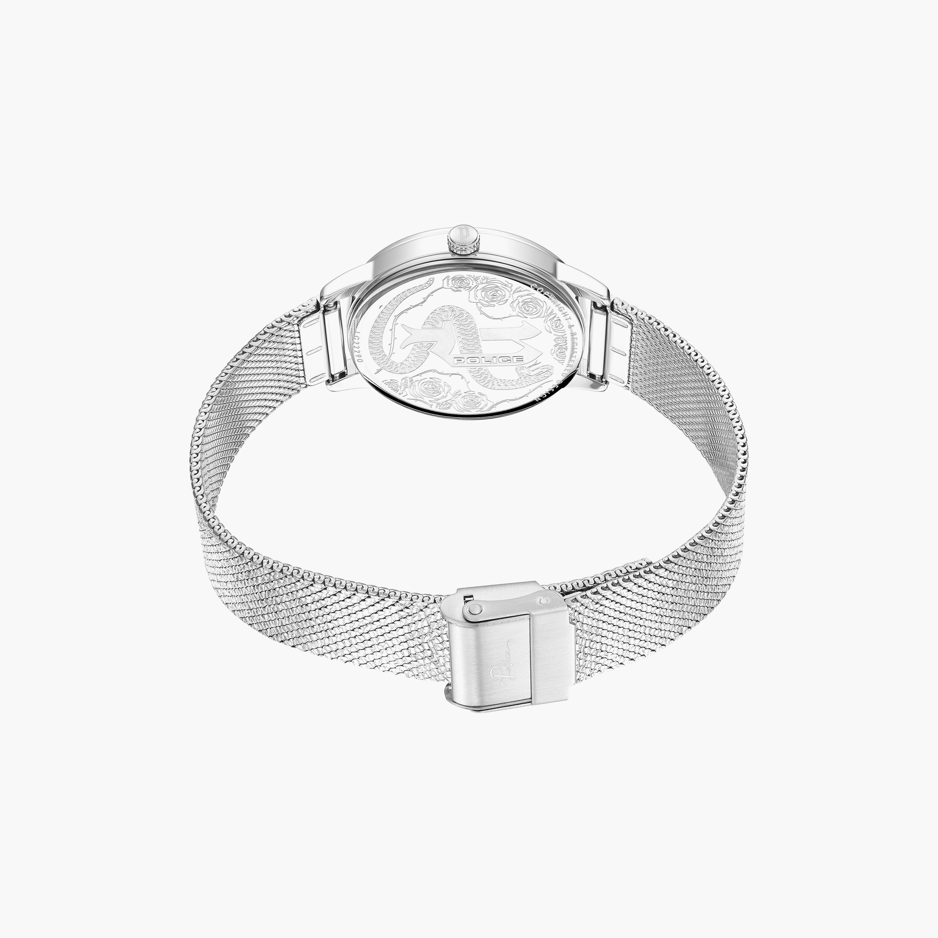 ساعة بوليس ذو انالوج للنساء بسوار فضي مع ستانلس ستيل | PEWLG2229003-women-watchesandjewellery-watches-image-3