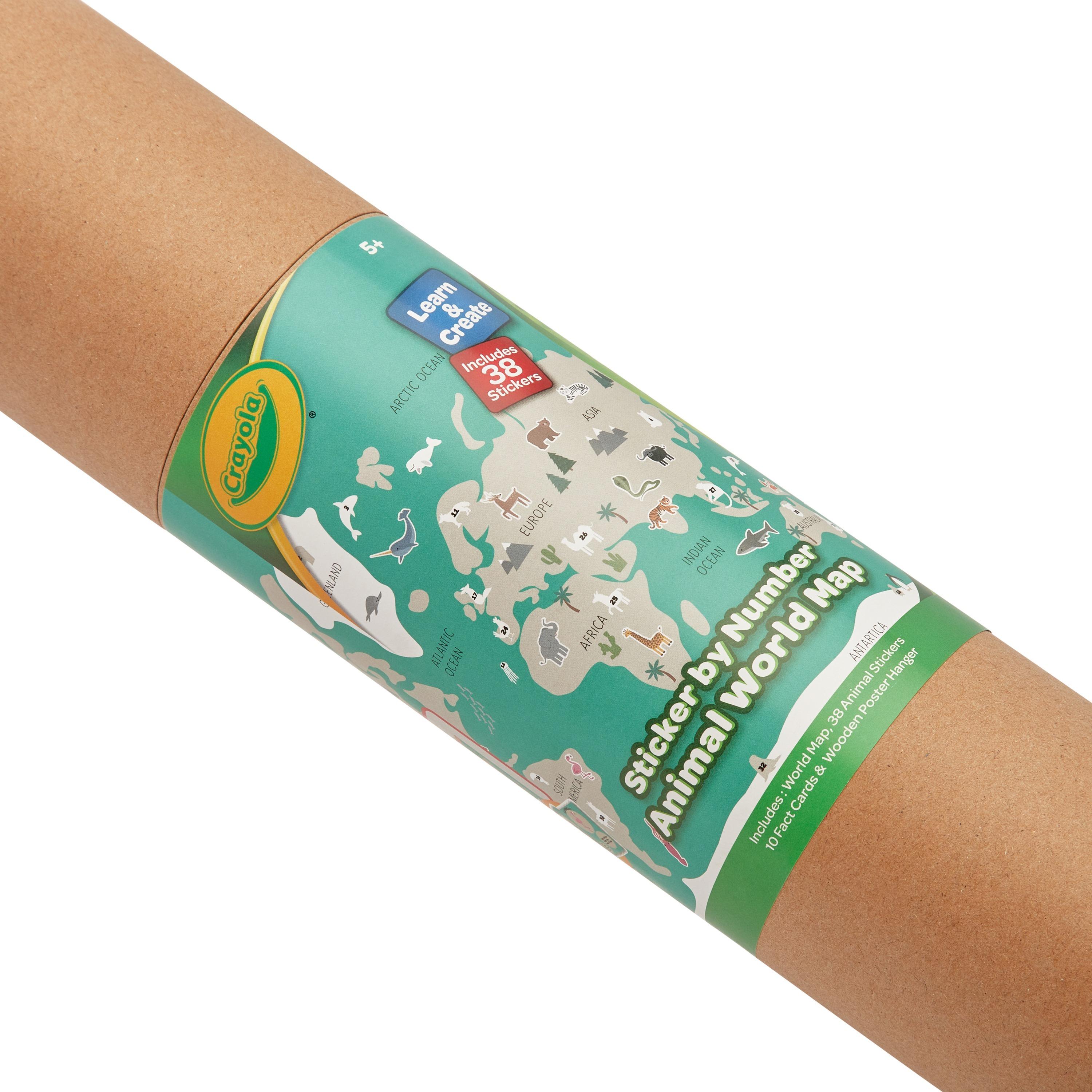 Crayola Animal World Map Kit-school-artsandcrafts-image-2