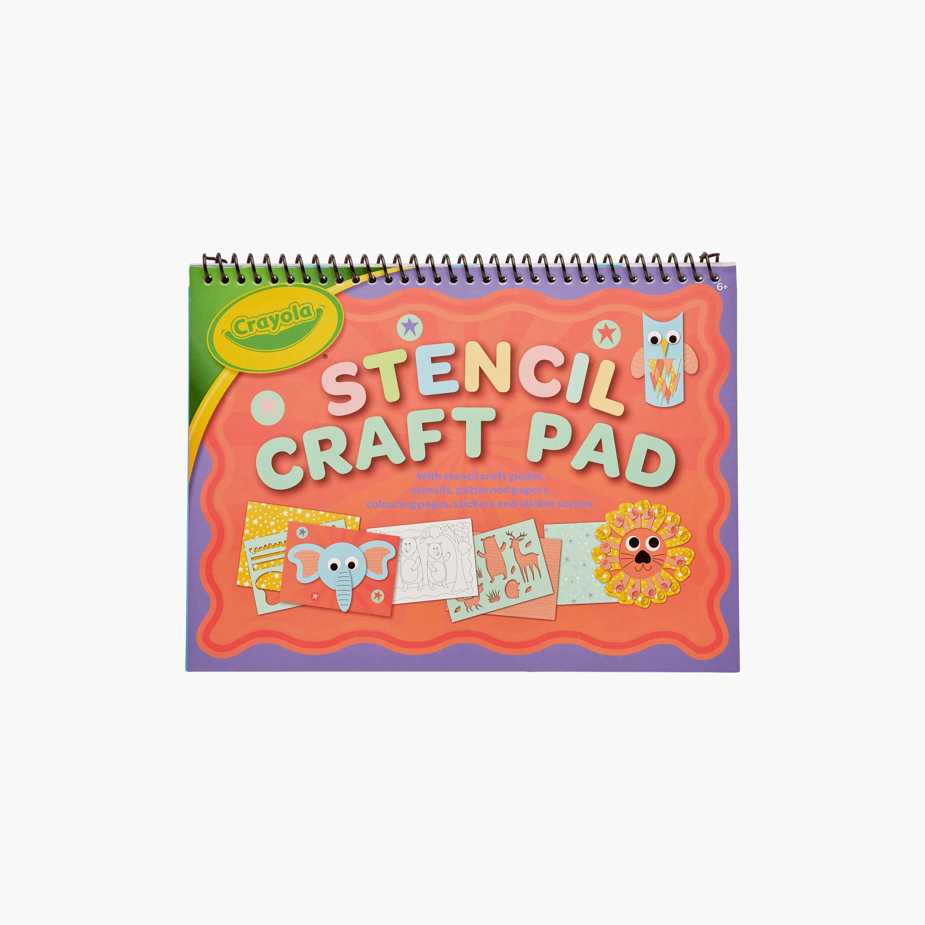 Crayola Stencil Colouring Book-school-artsandcrafts-image-1