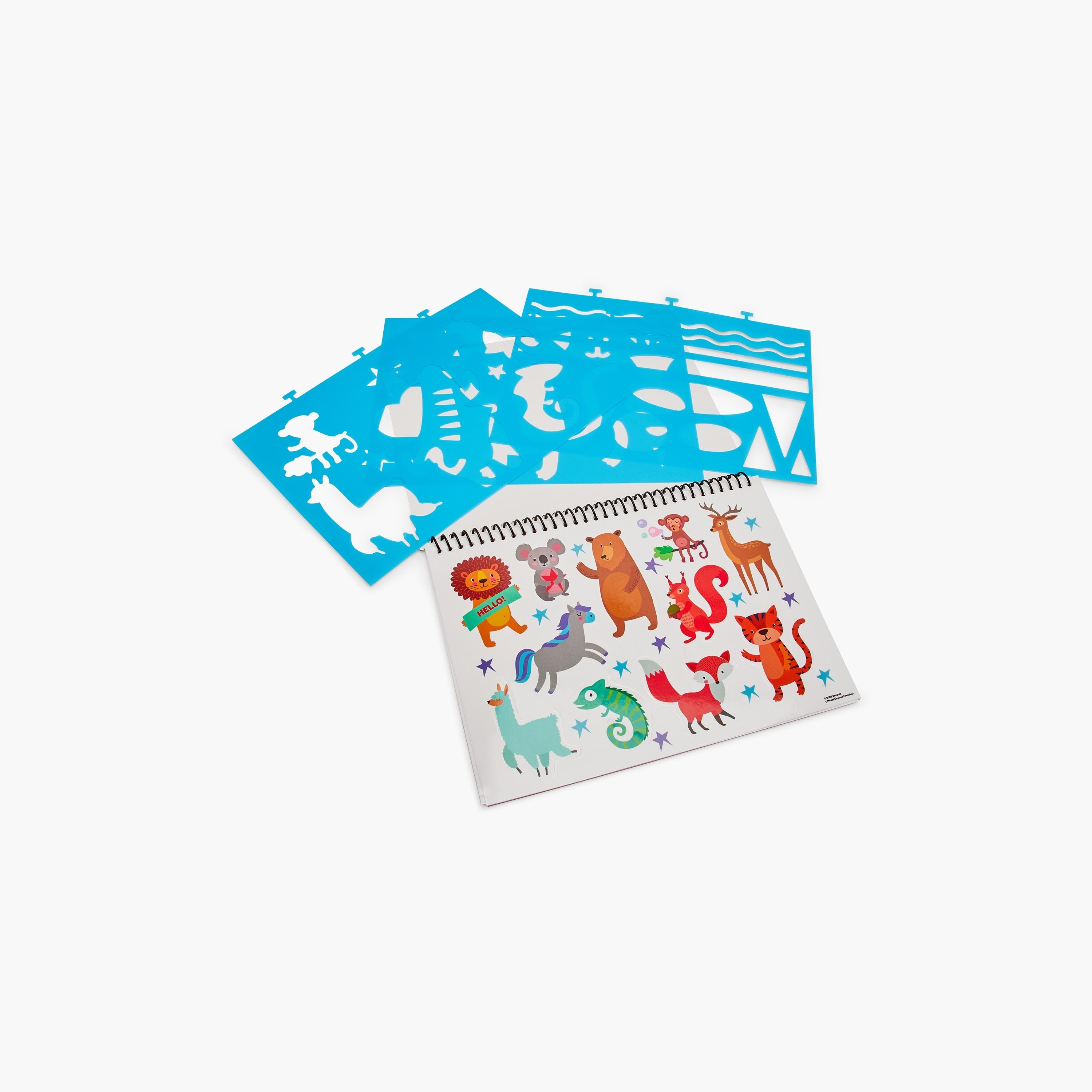 Crayola Stencil Colouring Book-school-artsandcrafts-image-2