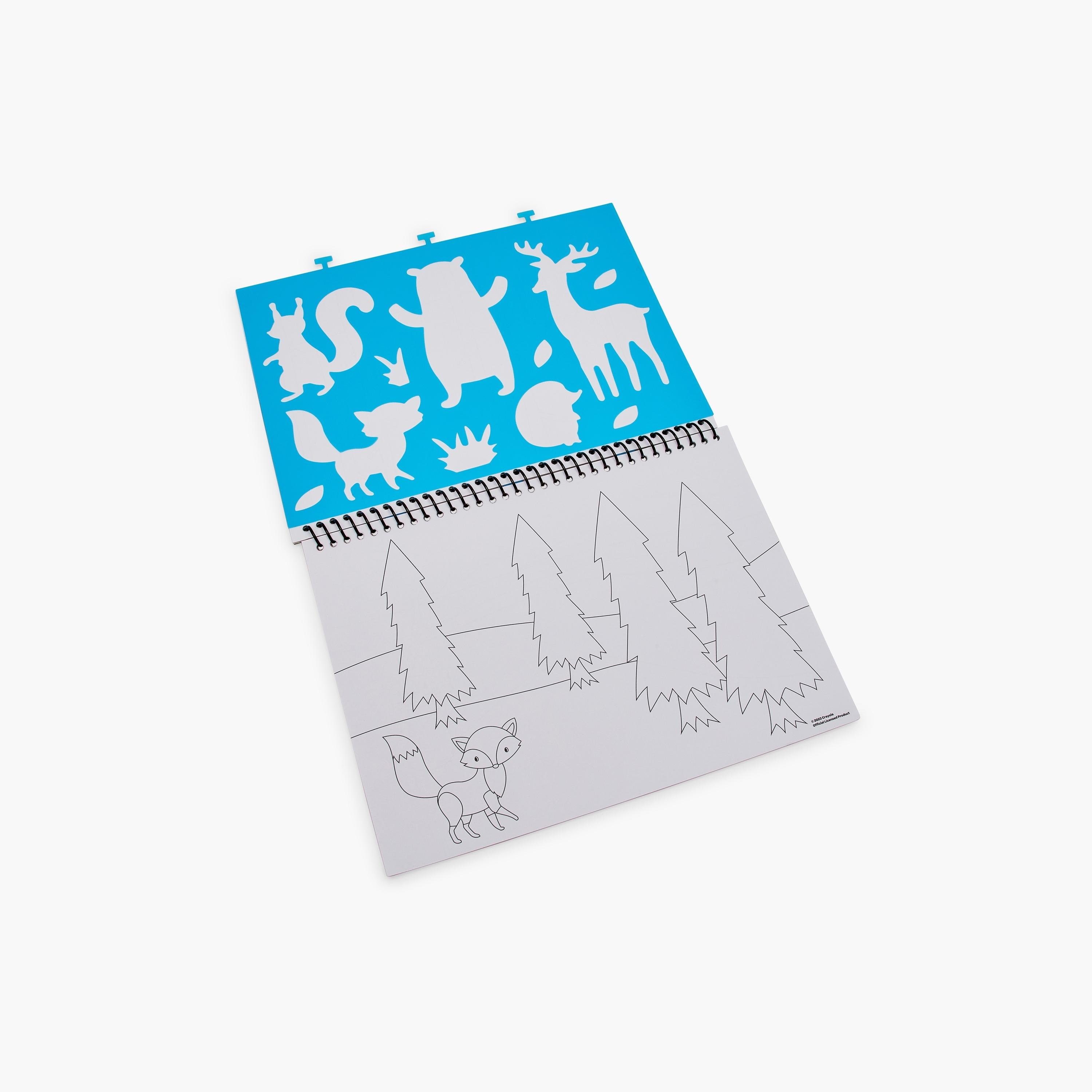 Crayola Stencil Colouring Book-school-artsandcrafts-image-3