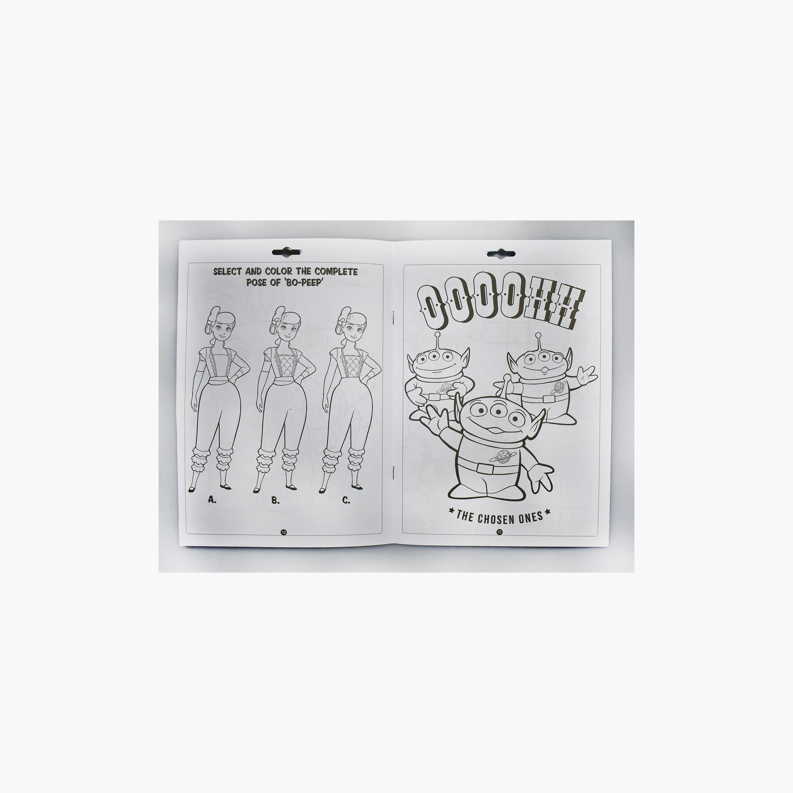 Disney Toy Story Colouring & Activity Book with Color Pencils Kit-school-artsandcrafts-image-2