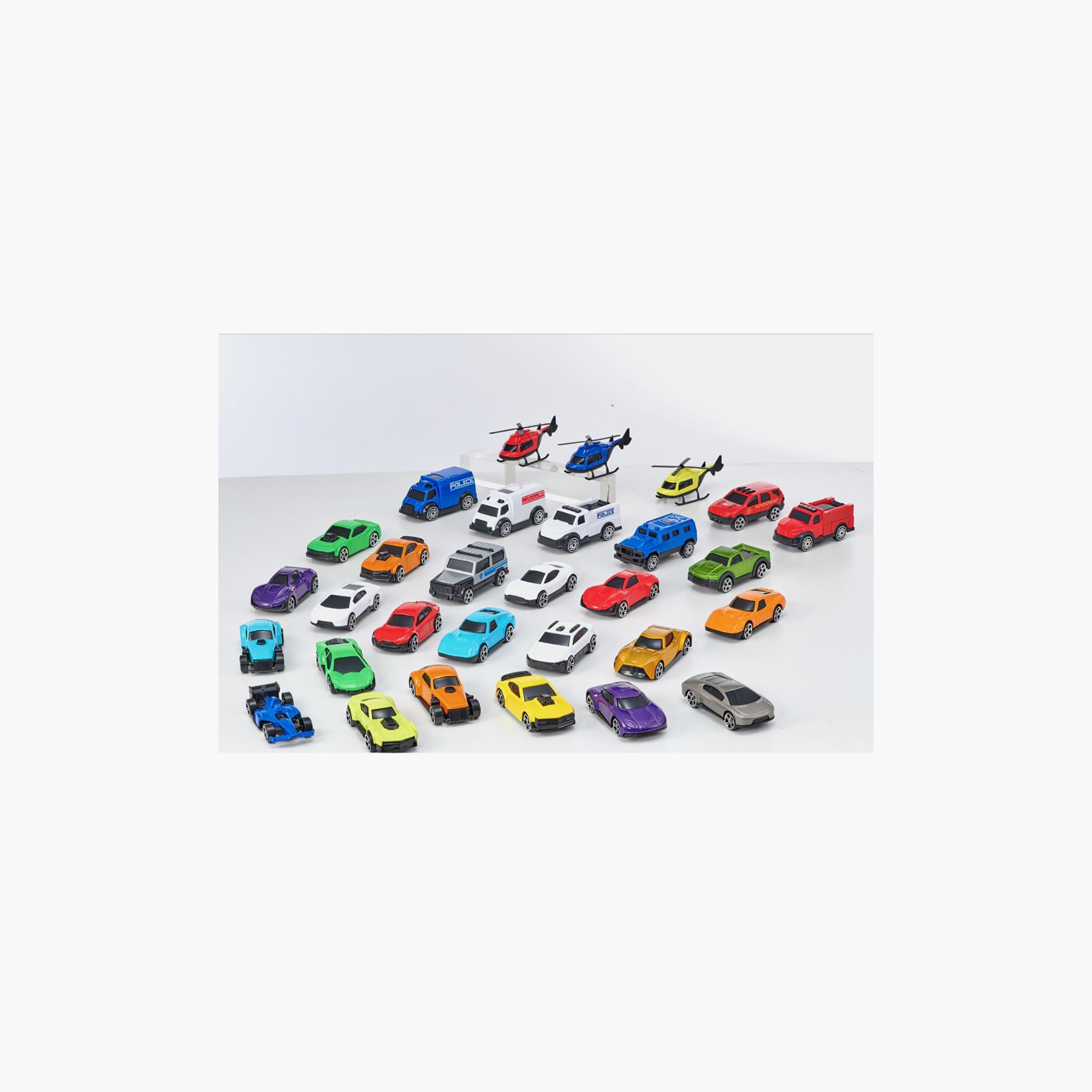 مجموعة ألعاب عربات مصبوبة 30 قطعة من دي باور-toys-playvehicles-diecastcars-image-1