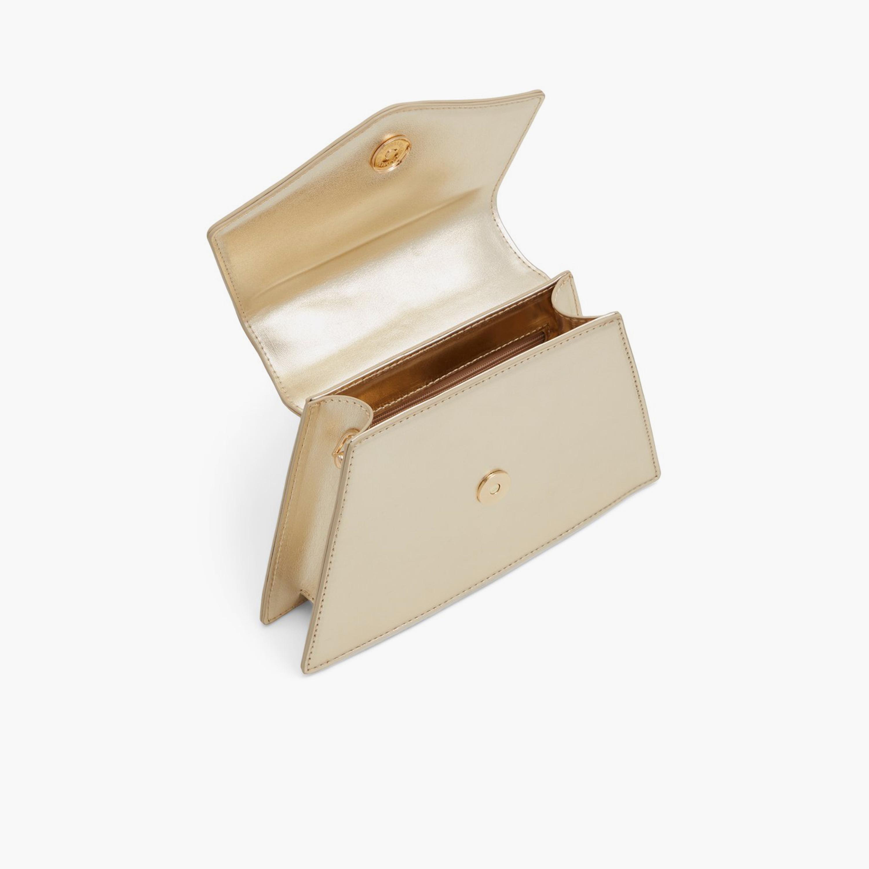 كول ات سبرينغ - شنطة يد مزينة بمقبض علوي وإغلاق بغطاء وحزام قابل للفصل | 22 × 6 × 23 سم-women-bagsandwallets-handbags-image-3
