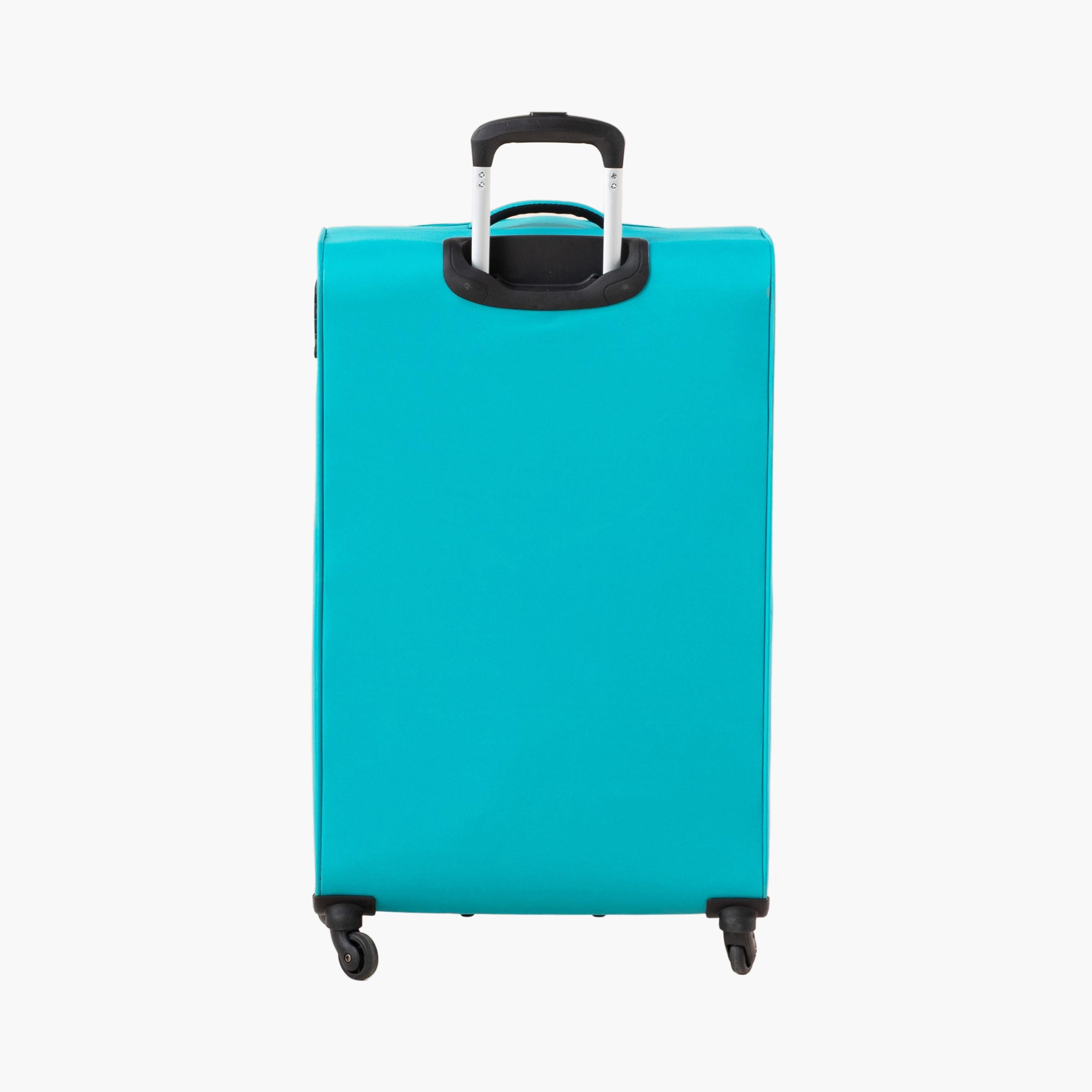 Carlton Elante 58 CM Cabin Polyester Softcase 4 Single Wheel Trolley Bag with TSA Lock-travel-luggagesandbags-luggage-image-6