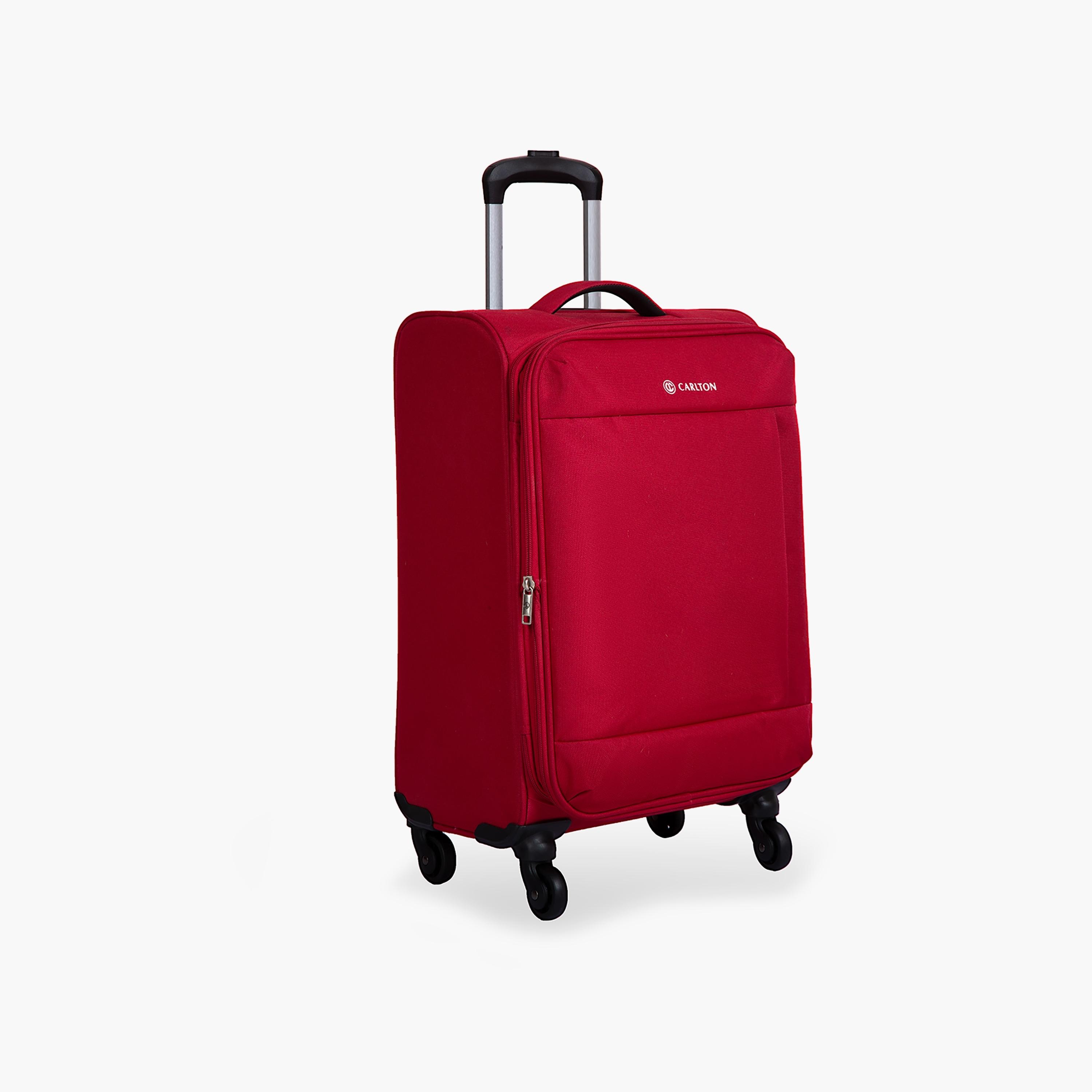 Carlton Elante 58 CM Cabin Polyester Softcase 4 Single Wheel Trolley Bag with TSA Lock-travel-luggagesandbags-luggage-image-2