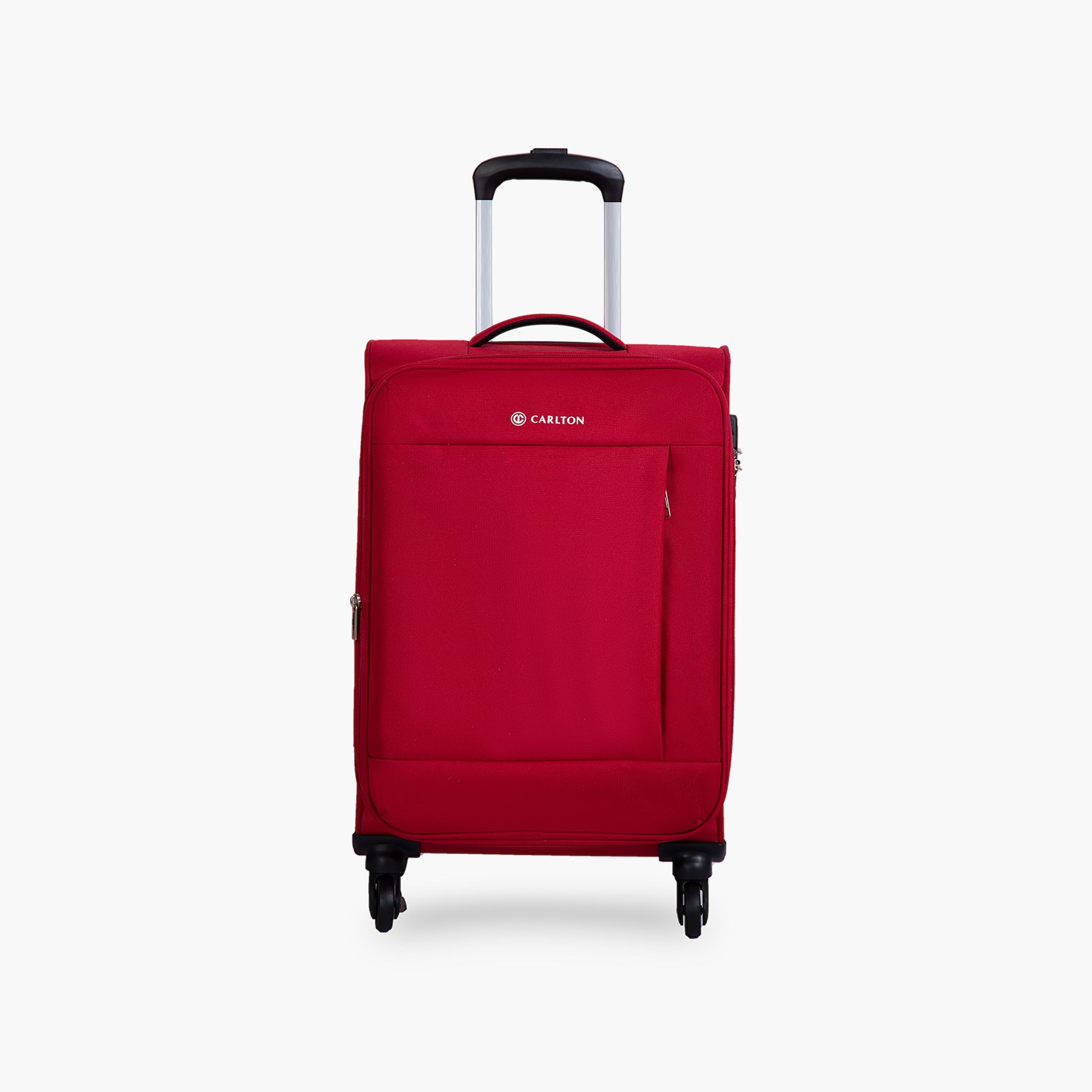 Carlton Elante 58 CM Cabin Polyester Softcase 4 Single Wheel Trolley Bag with TSA Lock-travel-luggagesandbags-luggage-image-3