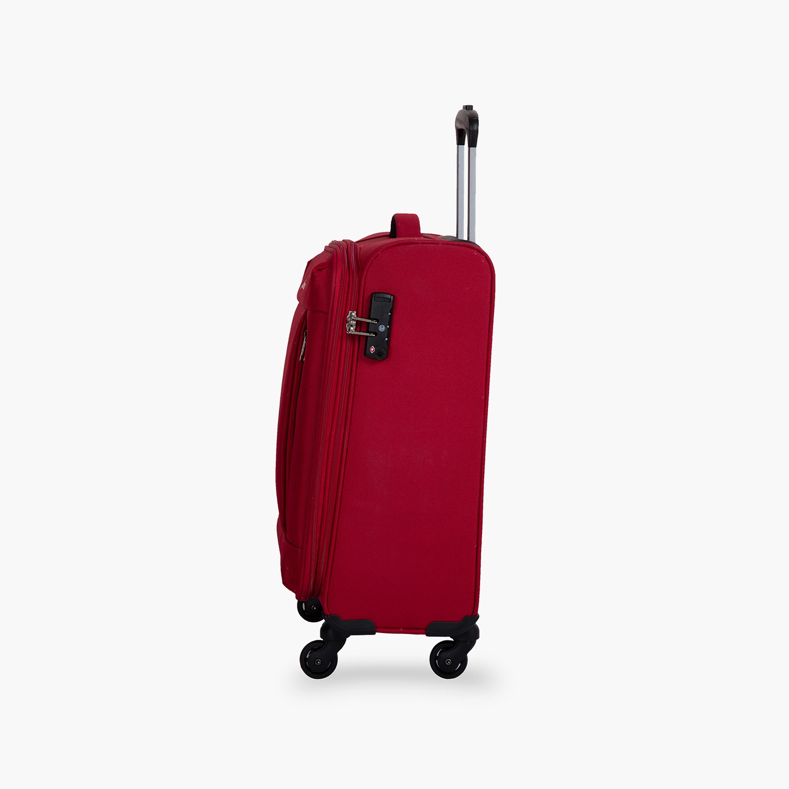 Carlton Elante 58 CM Cabin Polyester Softcase 4 Single Wheel Trolley Bag with TSA Lock-travel-luggagesandbags-luggage-image-7
