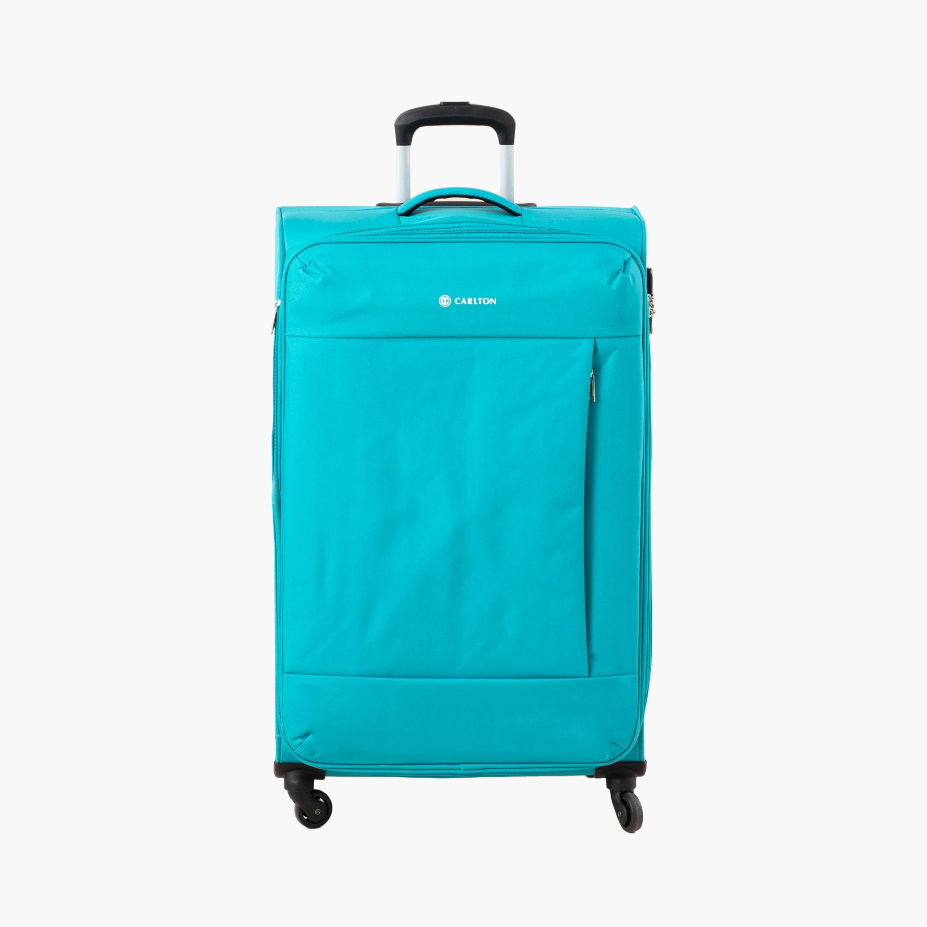 Carlton Elante 69 CM Medium Check-in Polyester Softcase 4 Single Wheel Trolley Bag with TSA Lock-travel-luggagesandbags-luggage-image-1