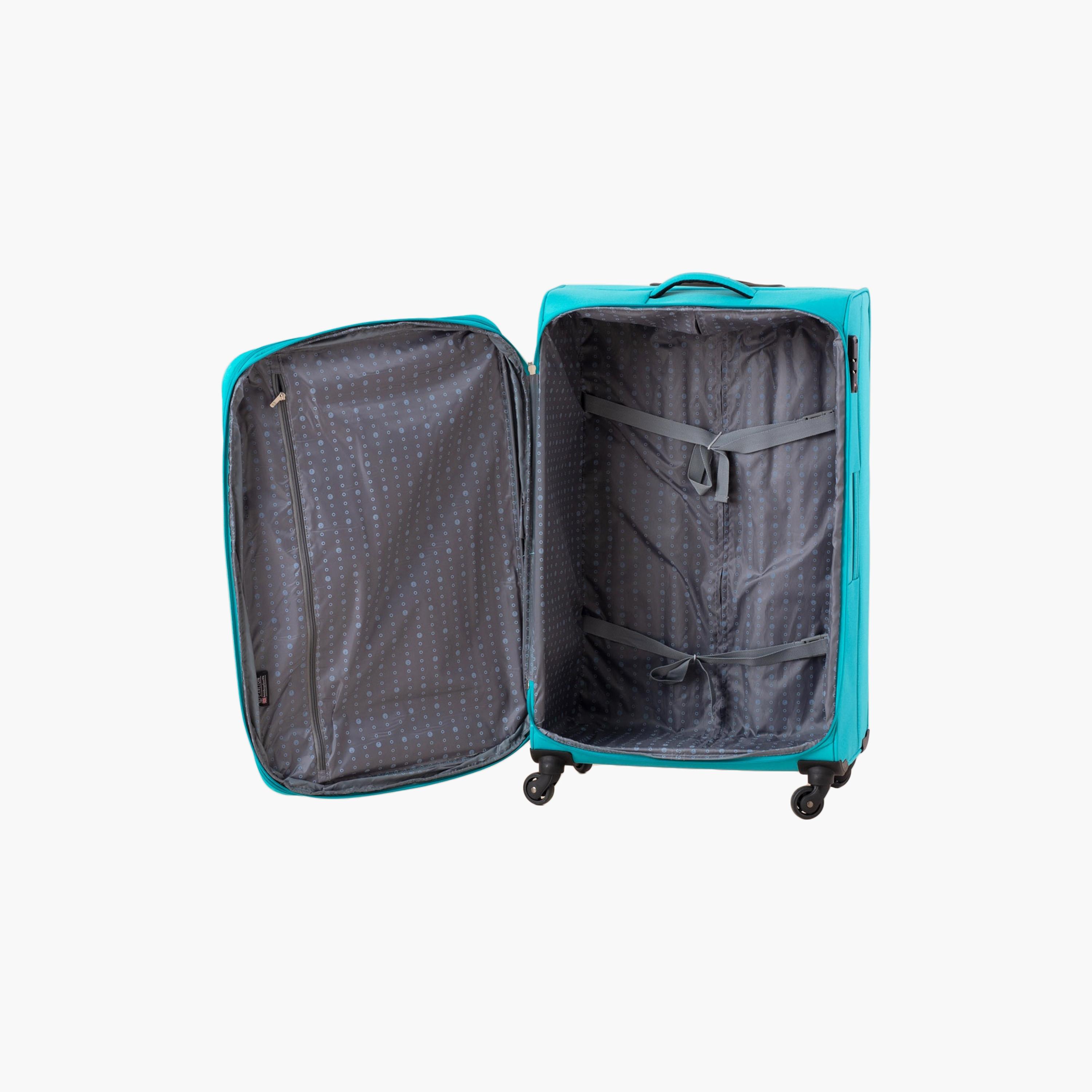 Carlton Elante 69 CM Medium Check-in Polyester Softcase 4 Single Wheel Trolley Bag with TSA Lock-travel-luggagesandbags-luggage-image-5