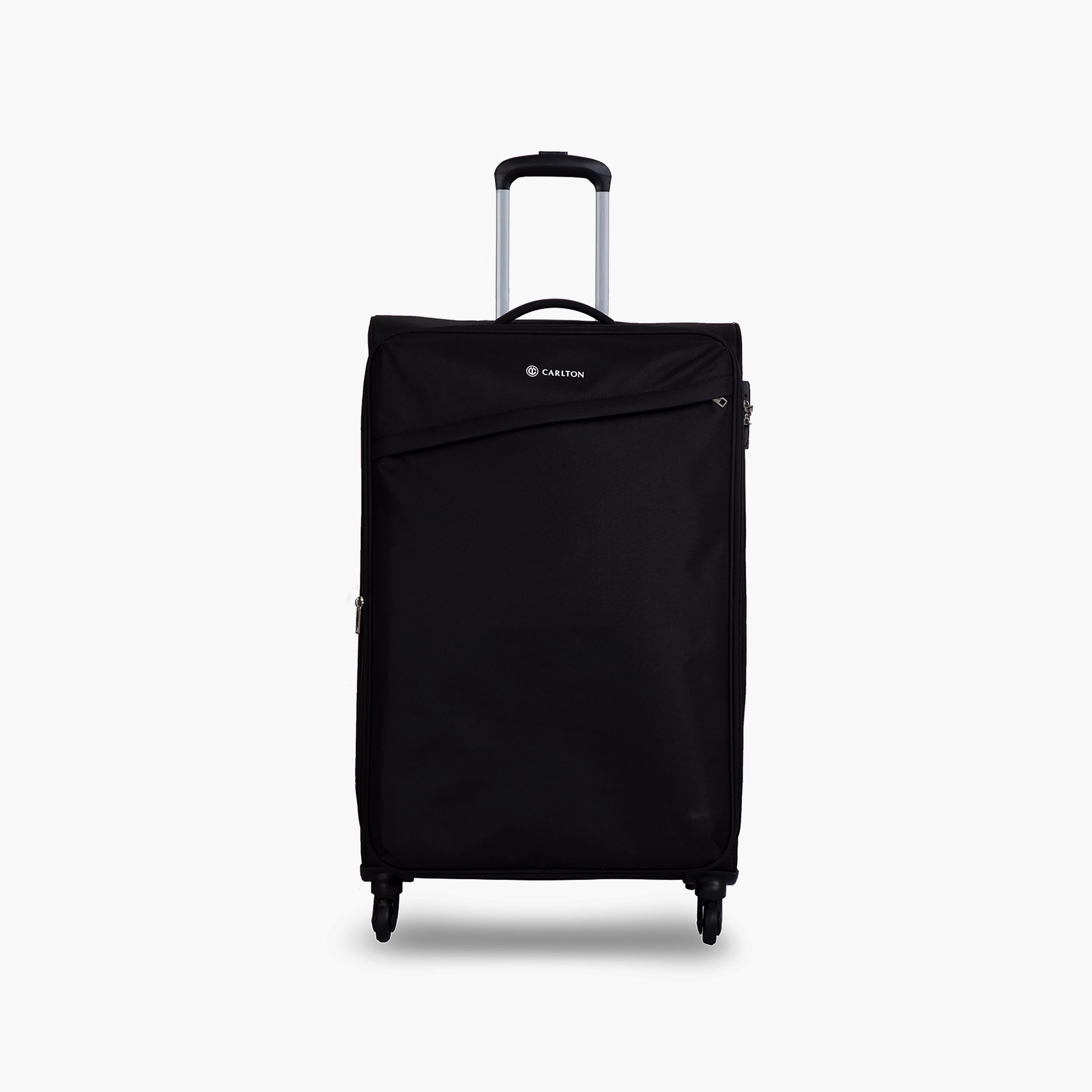 Carlton Lords 58 CM Cabin Polyester Softcase 4 Single Wheel Trolley Bag with TSA Lock-travel-luggagesandbags-luggage-image-3