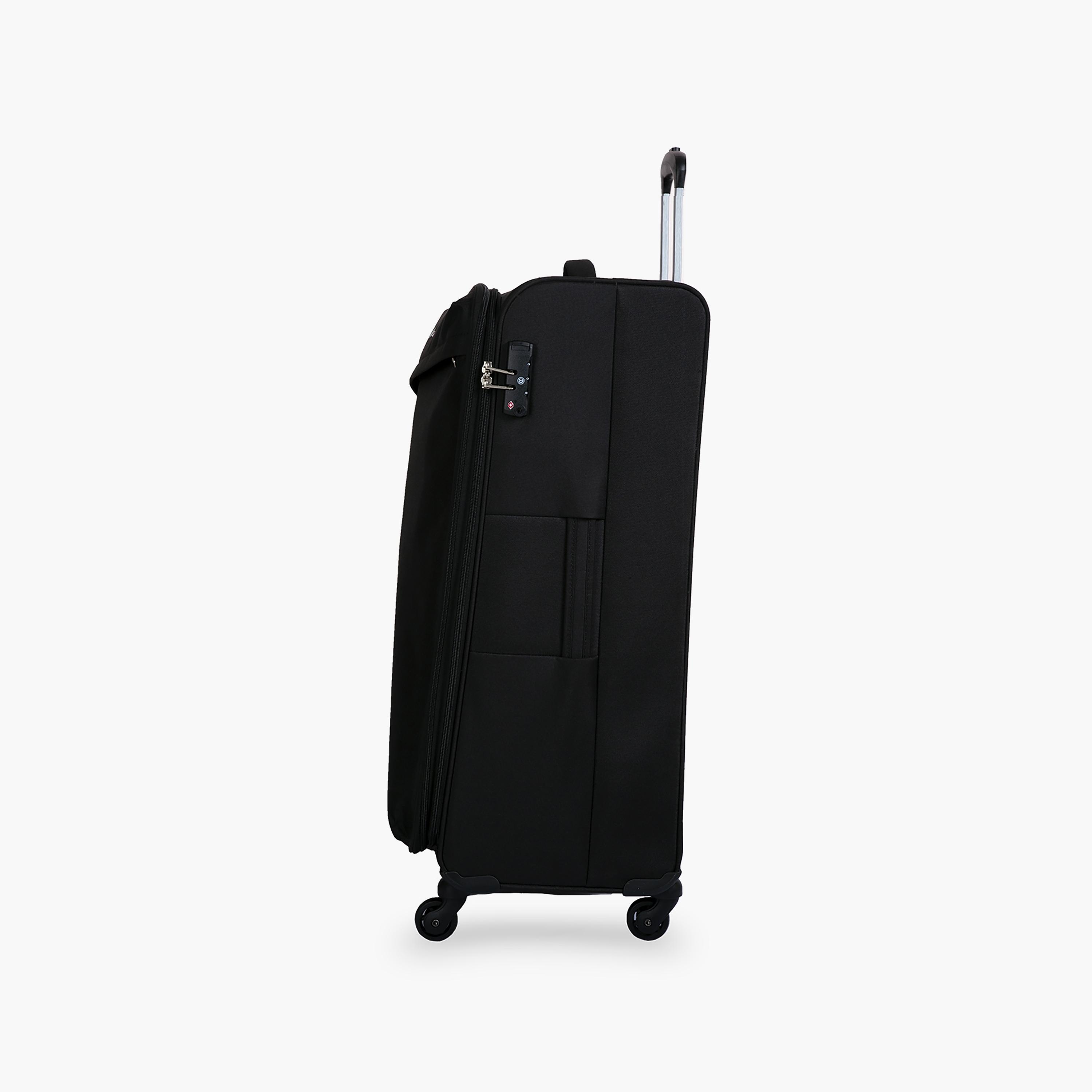 Carlton Lords 58 CM Cabin Polyester Softcase 4 Single Wheel Trolley Bag with TSA Lock-travel-luggagesandbags-luggage-image-7