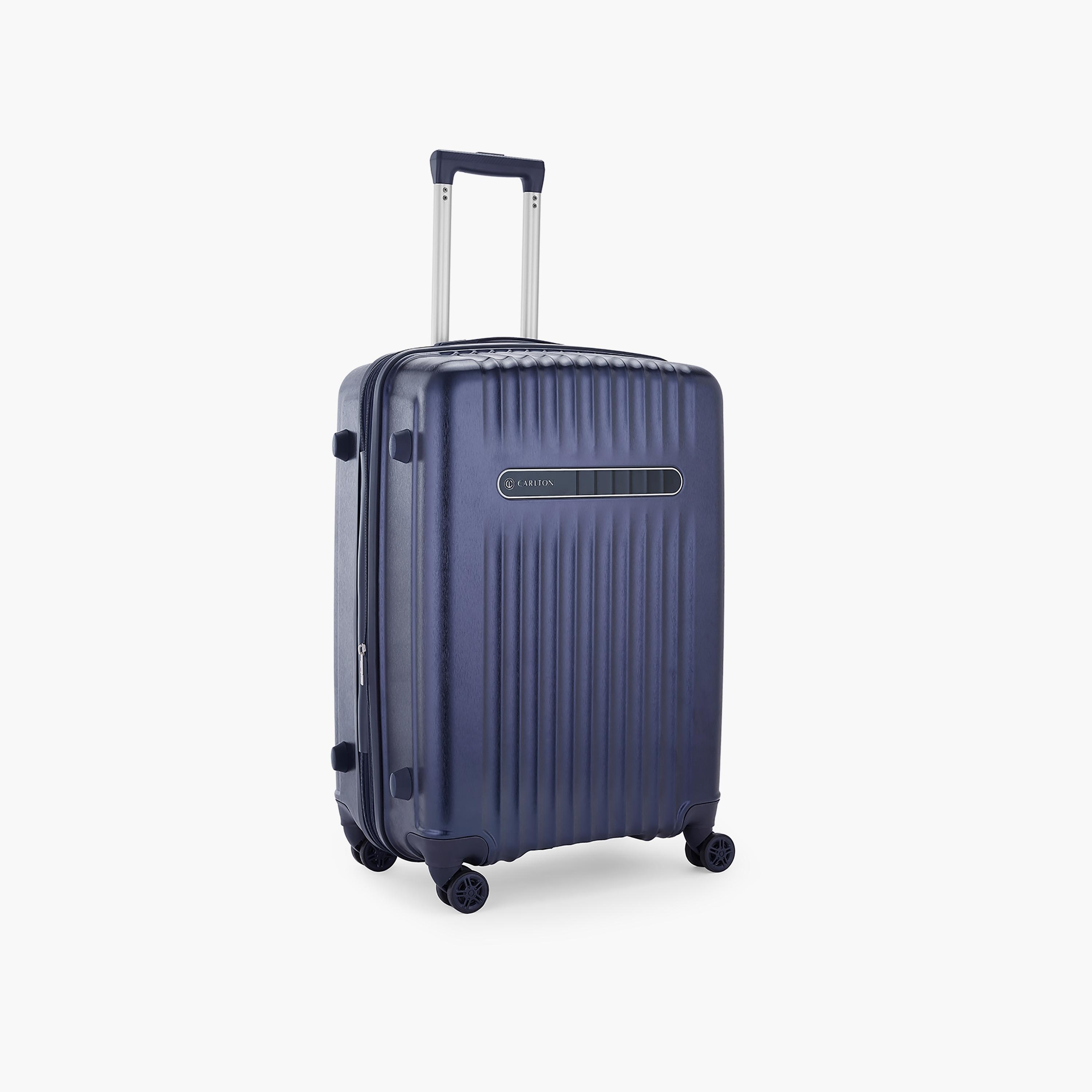 Carlton Meridian 55 CM Cabin ABS Hardcase 4 Double Wheel Trolley Bag with Combination Lock-travel-luggagesandbags-luggage-image-1