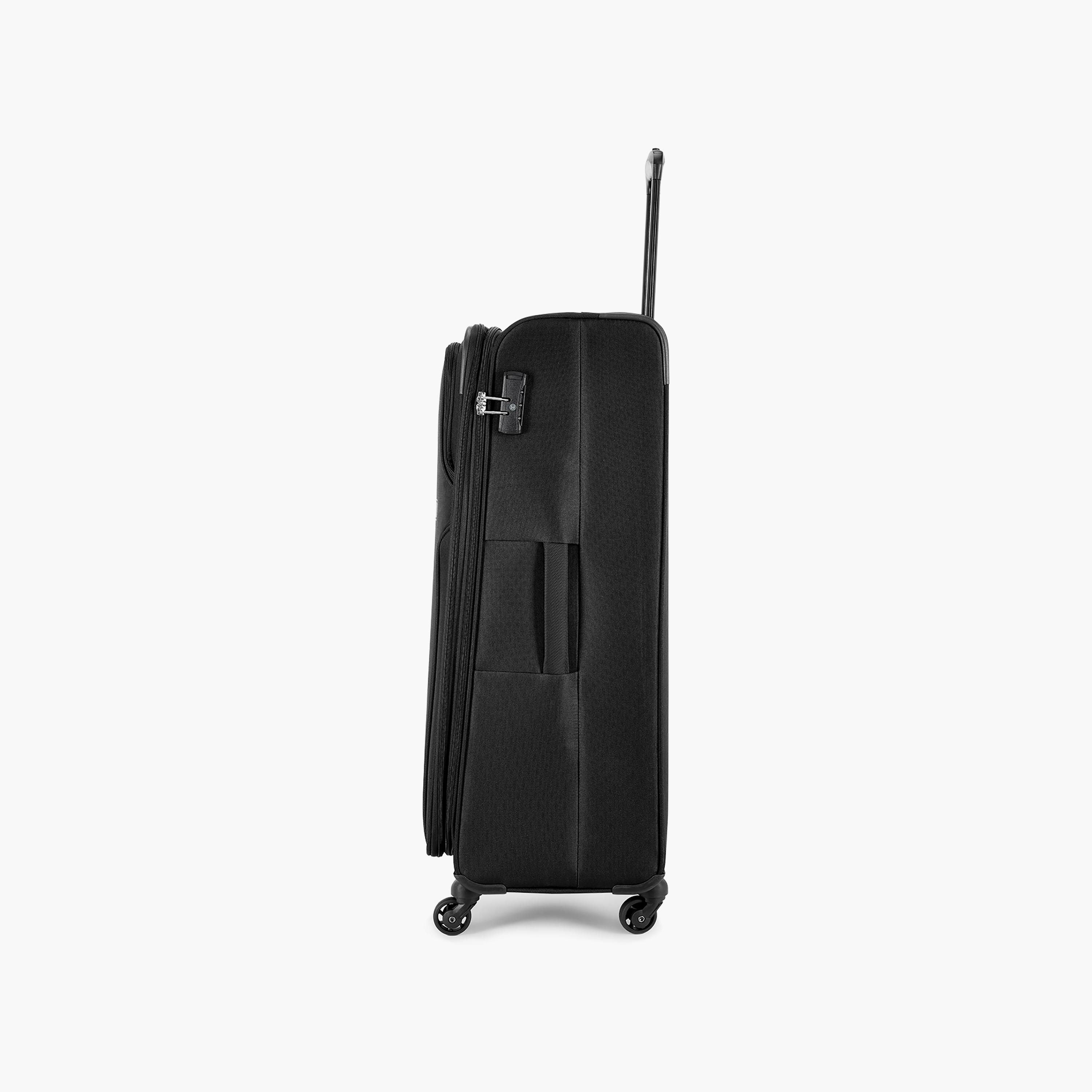 Carlton Newburry 77 CM Large Check-in Polyester Softcase 4 Single Wheel Trolley Bag with TSA Lock-travel-luggagesandbags-luggage-image-7