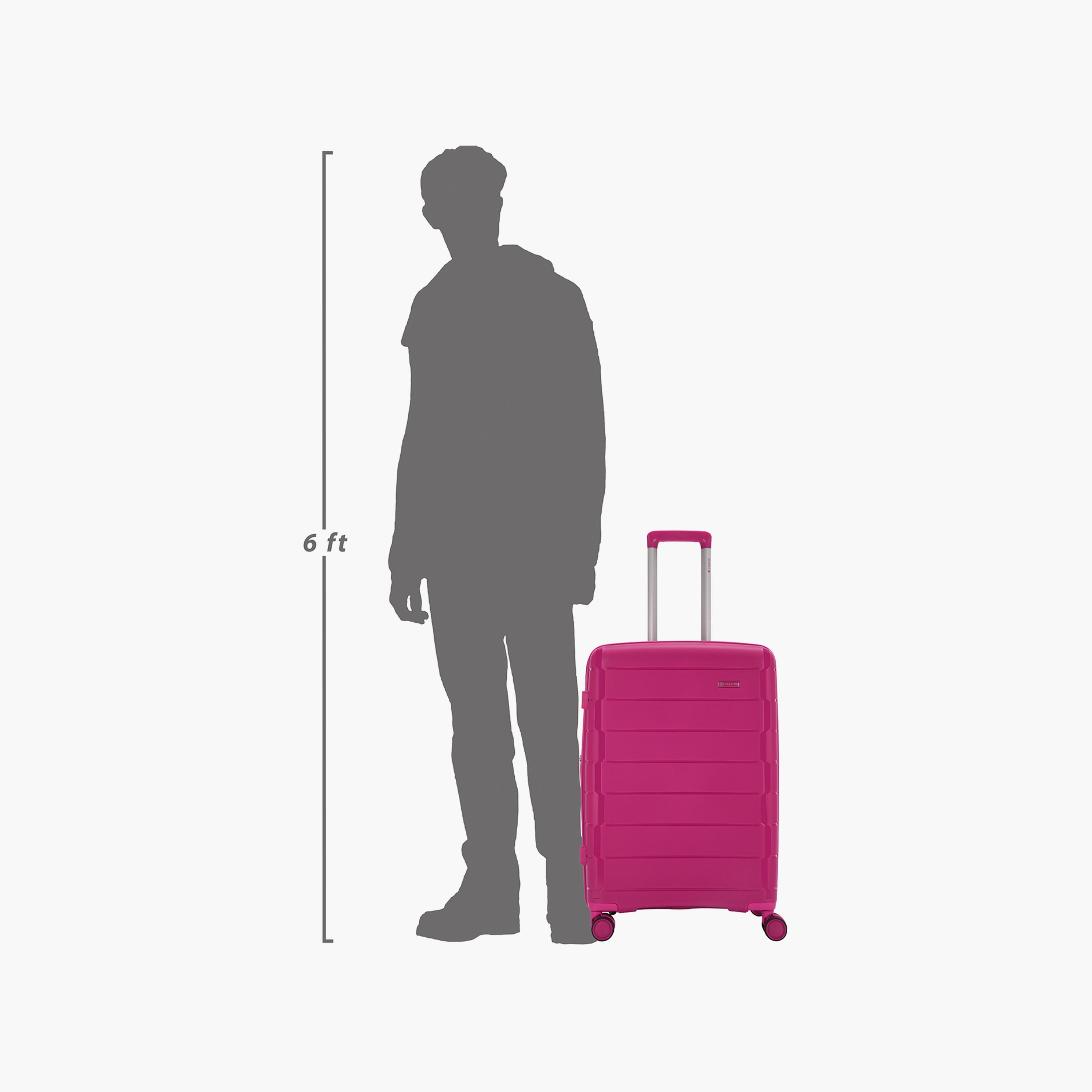 Carlton Judeplus 56 CM Cabin Polypropylene Hardcase 4 Double Wheel Trolley Bag with TSA Lock-travel-luggagesandbags-luggage-image-7