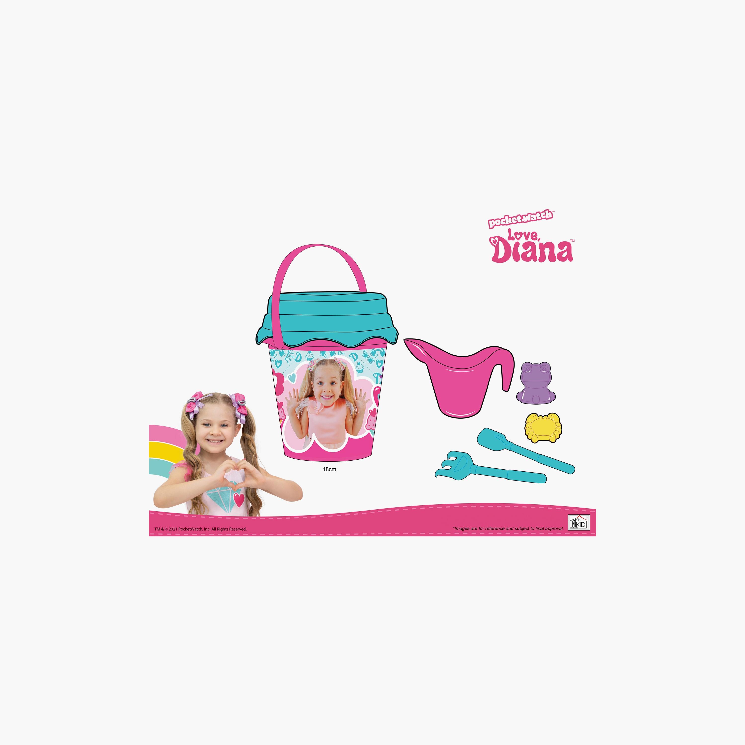 PocketWatch Love, Diana Beach Bucket Set-toys-outdoor-poolandbeach-beachtoys-image-2