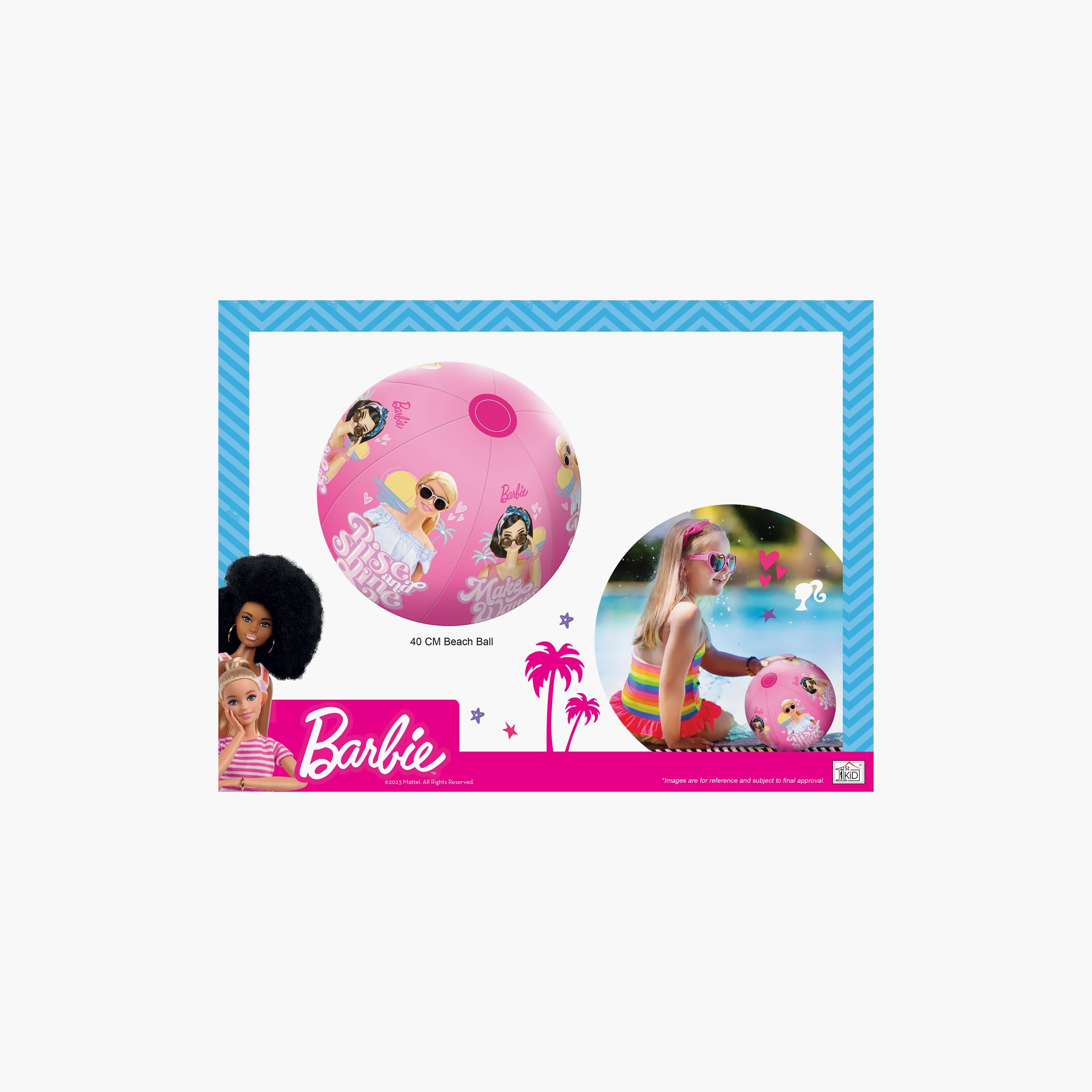 كرة الشاطئ القابلة للنفخ ماتيل باربي، 40 سم-toys-outdoor-sports-image-1