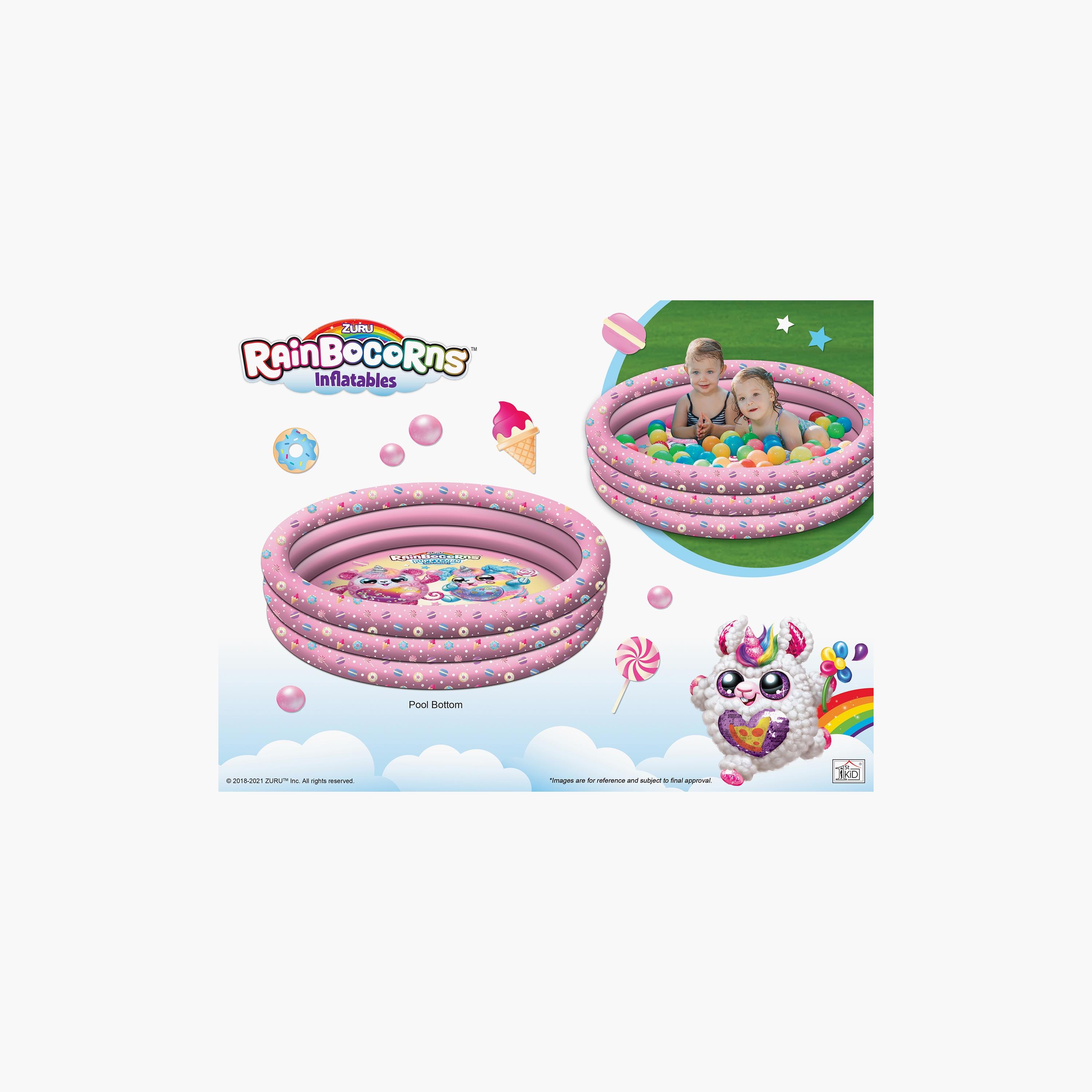 حمام سباحة قابل للنفخ ذو 3 حلقات زورو رينبوكورنز-toys-outdoor-poolandbeach-floatsandboats-image-1