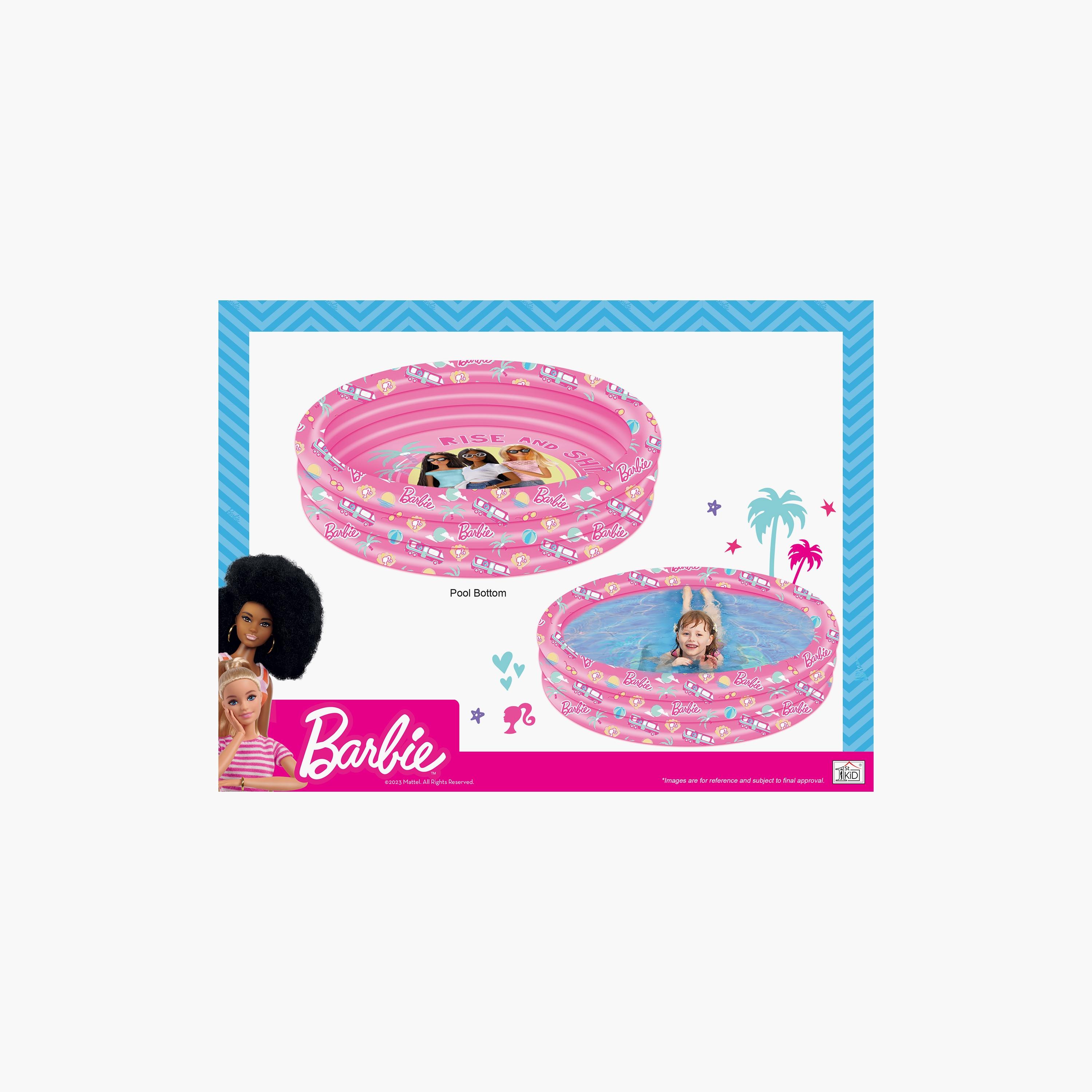 Mattel Barbie Inflatable 3-Ring Swimming Pool-toys-outdoor-poolandbeach-floatsandboats-image-2