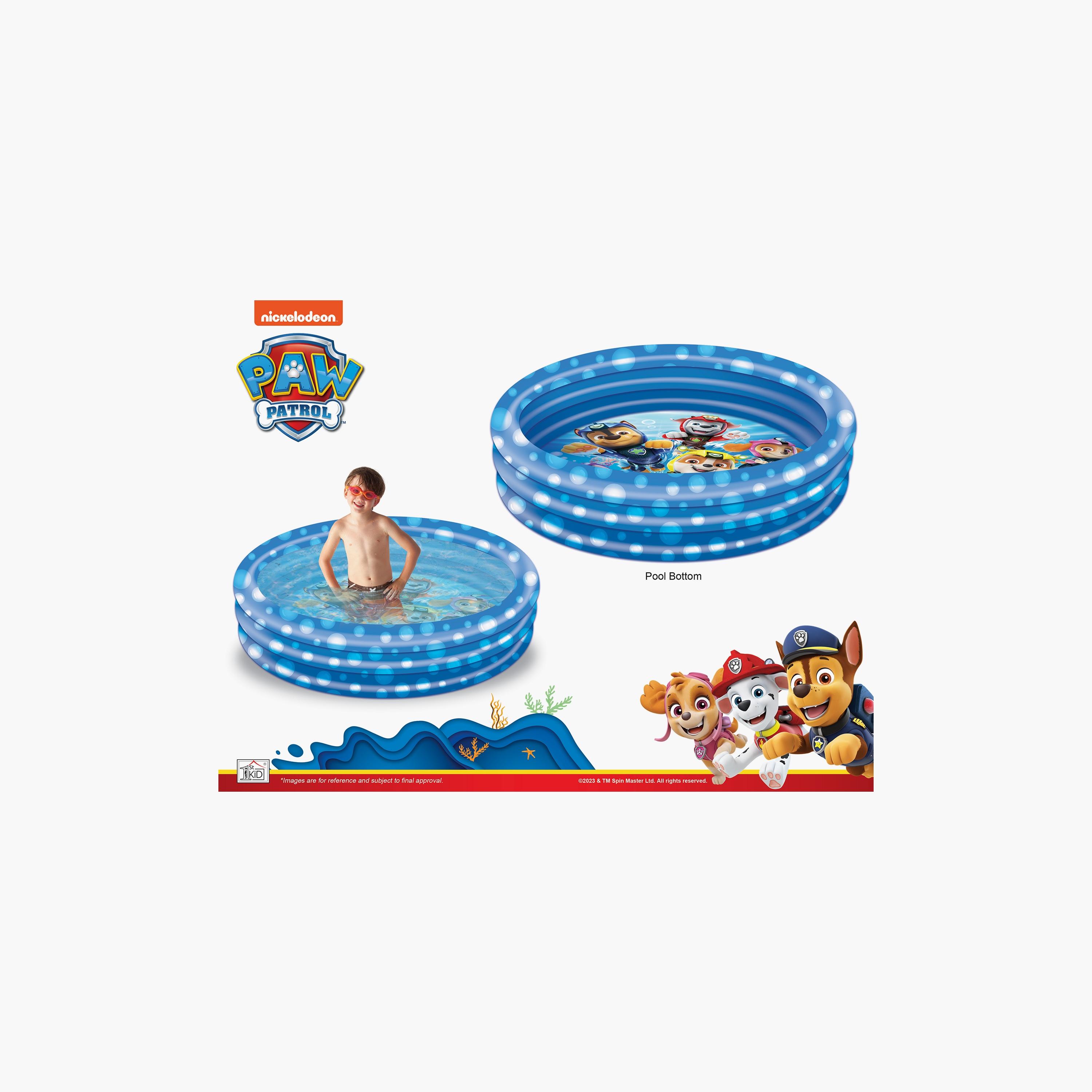 Mondo Toys Piscine Gonflable PAW PATROL 2 Anneaux – Diamètre 100 Cm, Design Officiel, Dès 10 Mois – Idéale Pour Bébé