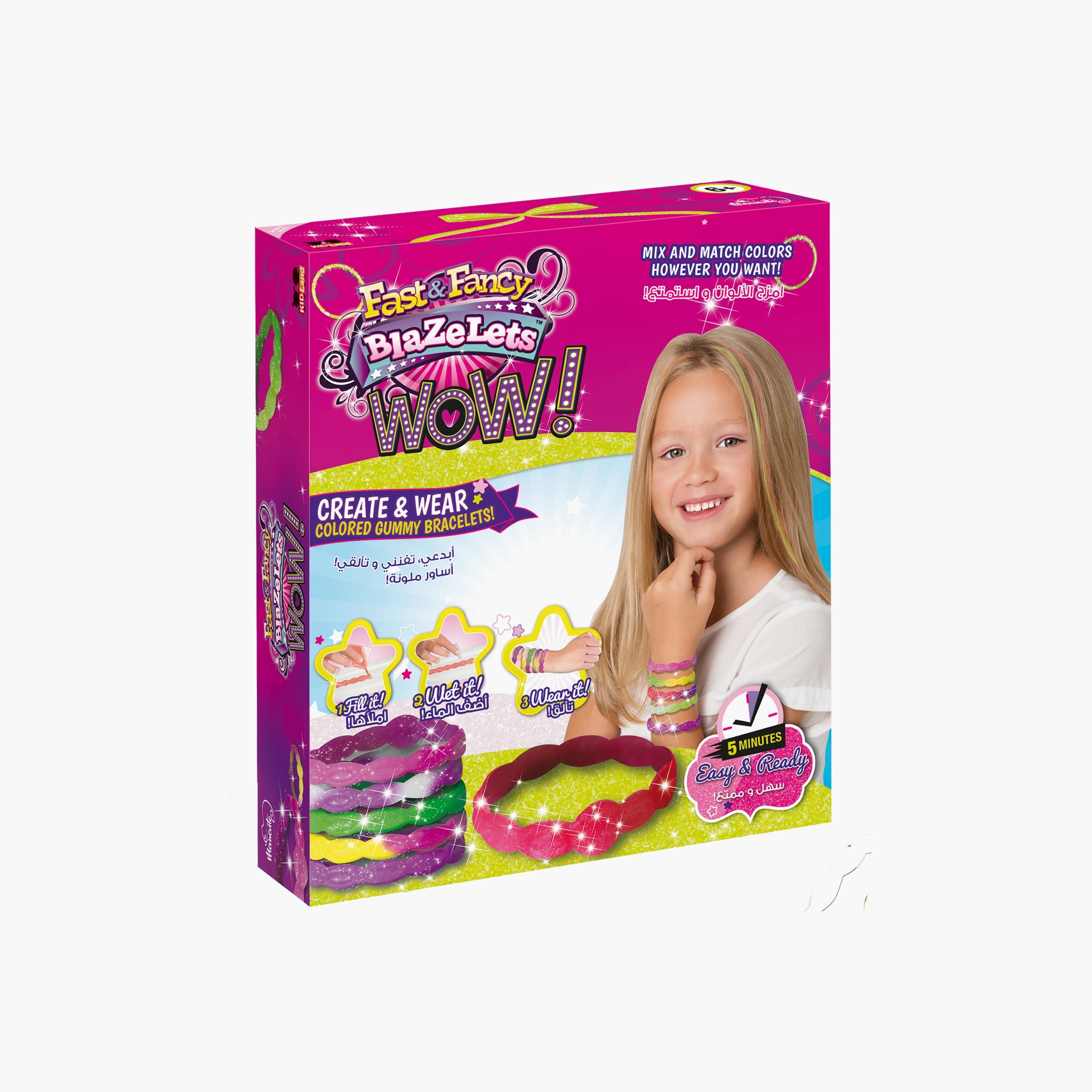 Blazelets DIY Coloured Gummy Bracelets Wow Kit-school-artsandcrafts-image-1