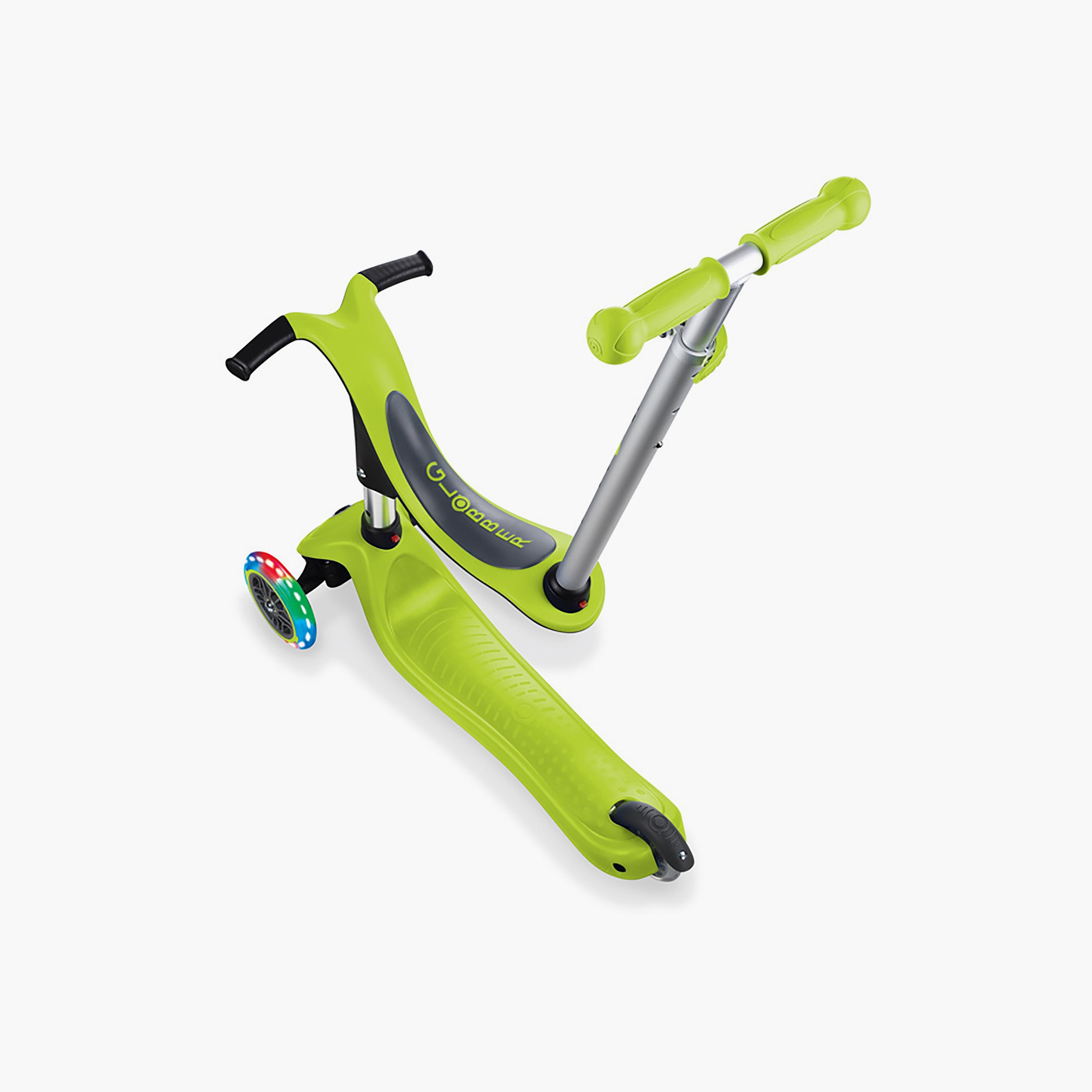 Globber 3 Wheels Go-Up Sporty Lights 3-In-1 Scooter with Seat-toys-outdoor-scooters-image-2