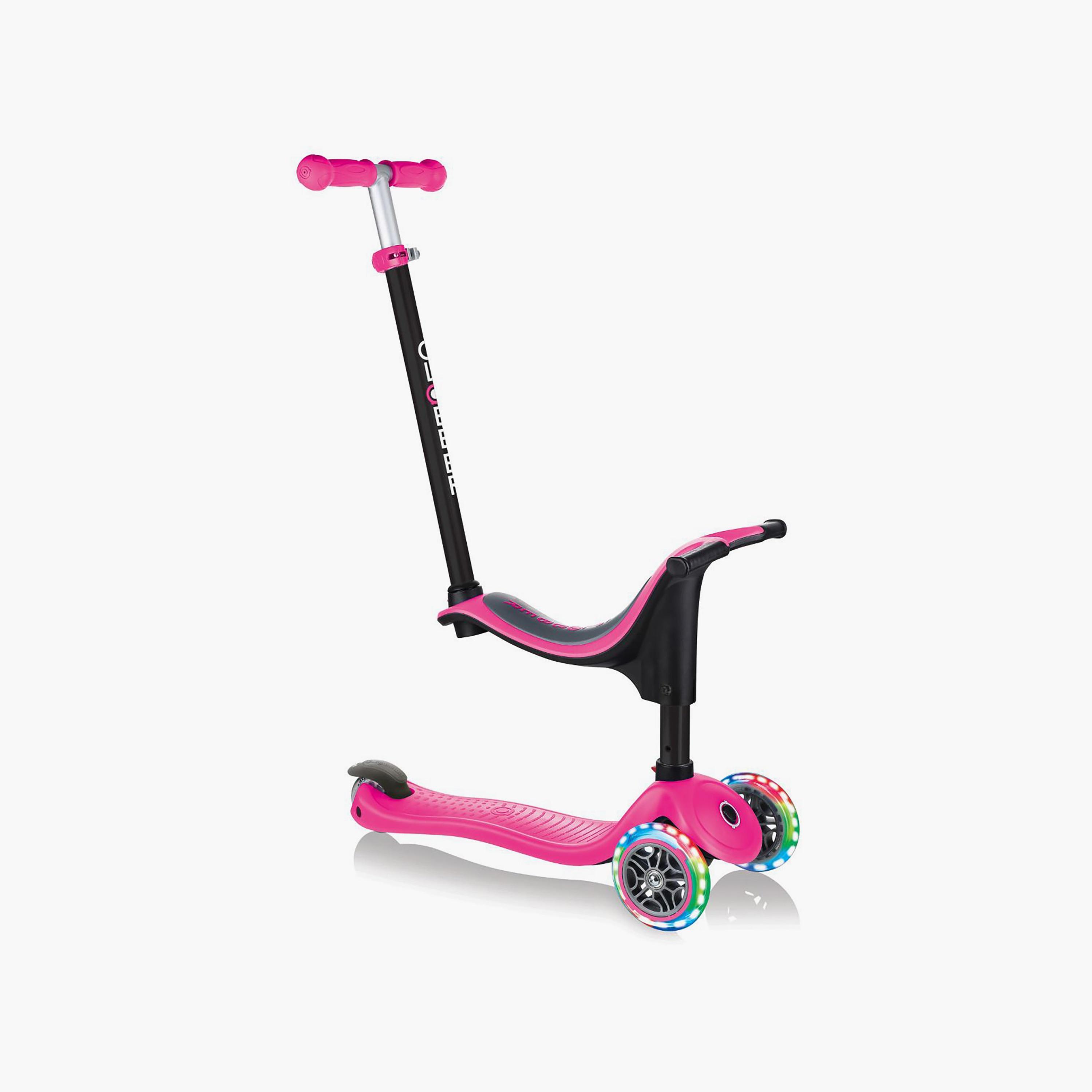 Globber 3 Wheels Go-Up Sporty Lights 3-In-1 Scooter with Seat-toys-outdoor-scooters-image-1