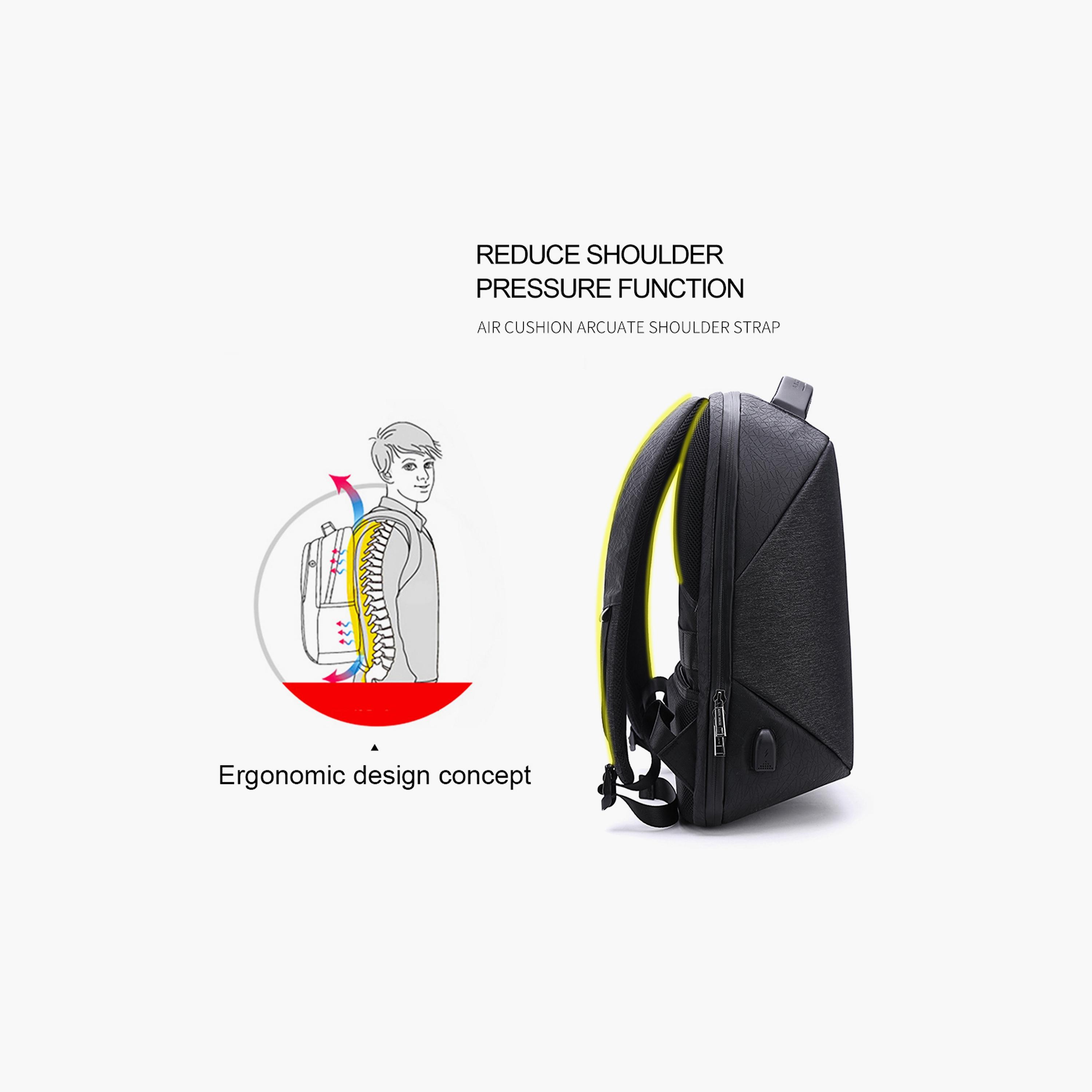 Arctic Hunter 28 L | 18. 5 Inch Laptop Backpack Water Resistant Built in USB Port | B00193-school-bagsandbackpacks-backpacks-image-4