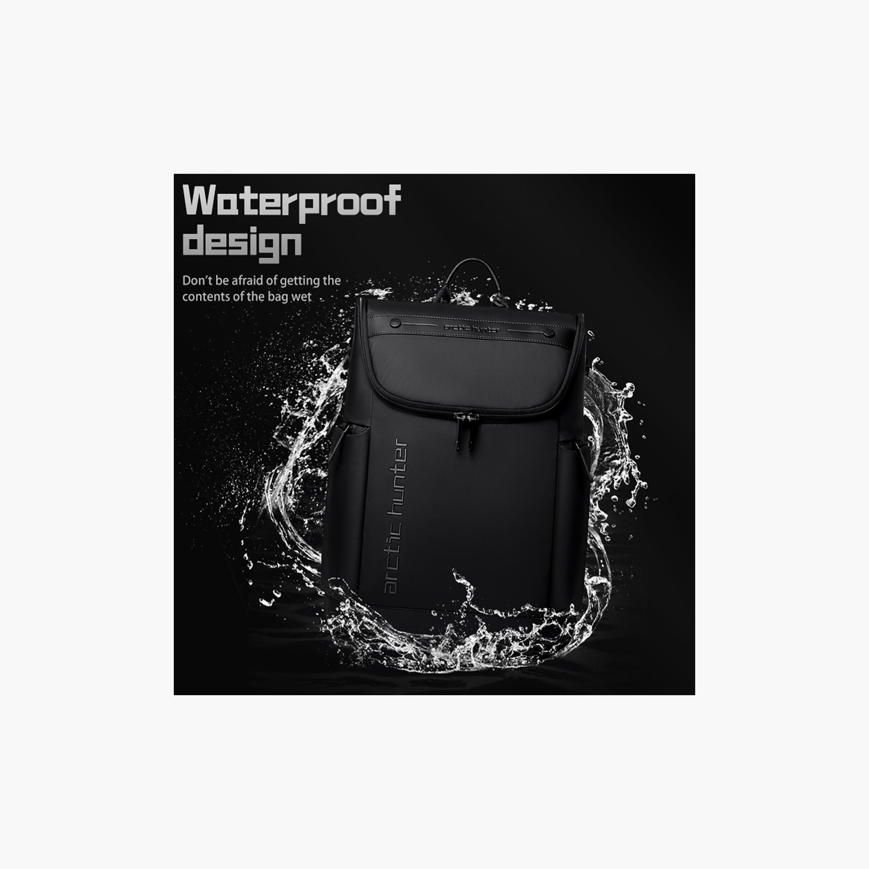 حقيبة ظهر للكمبيوتر المحمول من آركتيك هنتر مقاومة للماء | B00465-travel-luggagesandbags-backpacks-image-2