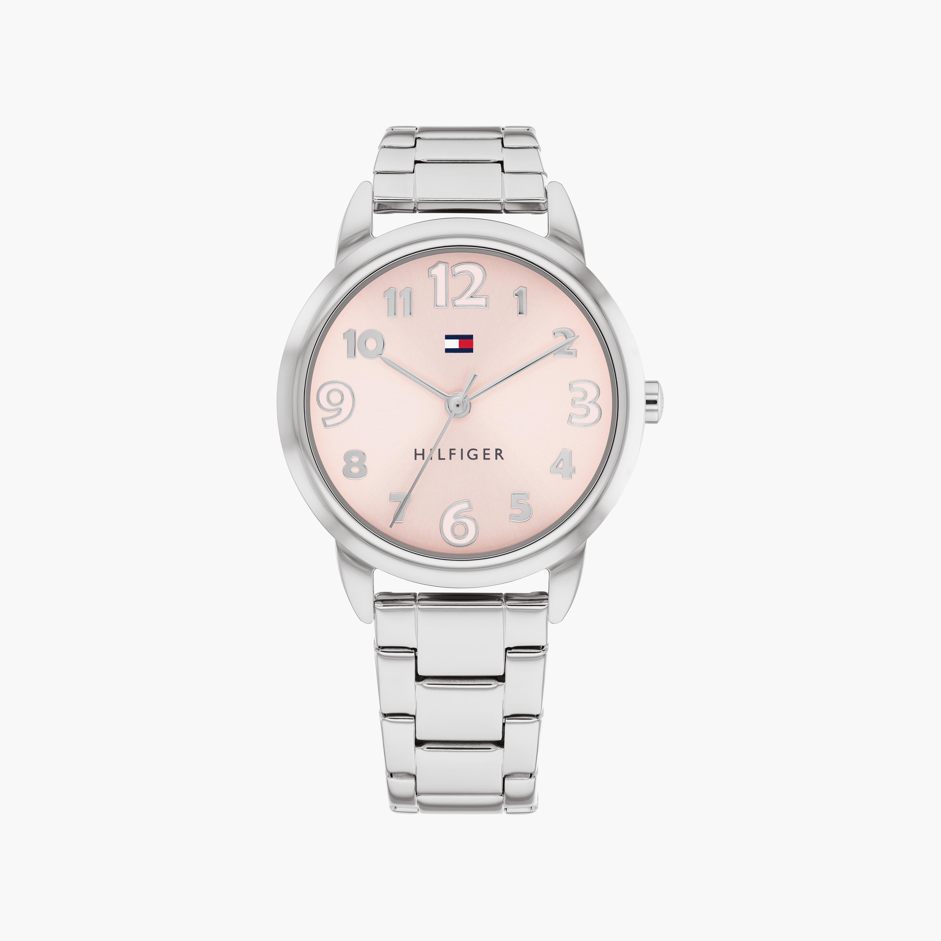 Tommy Hilfiger Kids 34 MM Silver Analog Stainless Steel Watch | 1720045-girls-accessories-watches-image-1