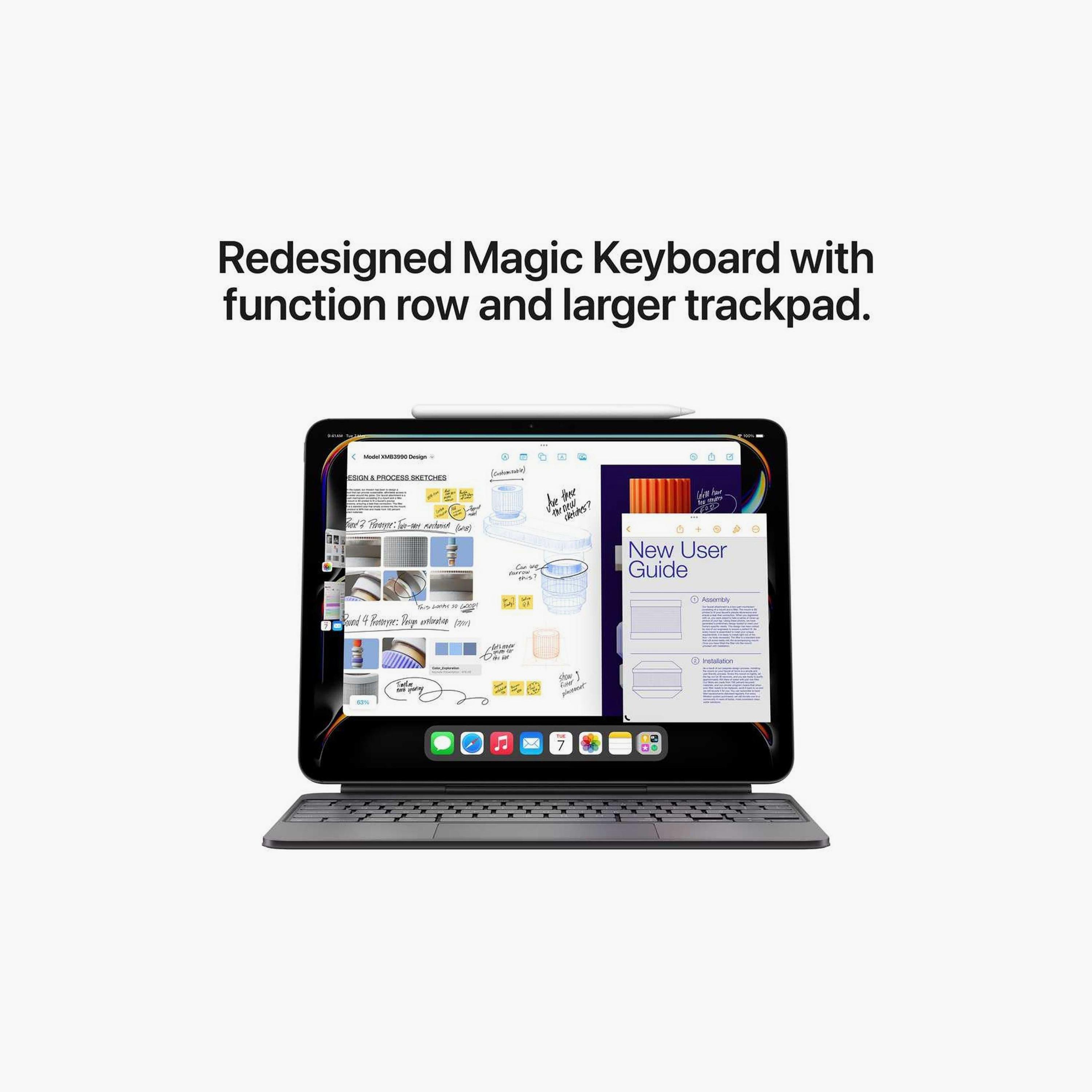 أبل آيباد برو مقاس 11 بوصة مع واي فاي سعة 512 جيجابايت مع زجاج ستاندرد-electronics-tablets-image-9