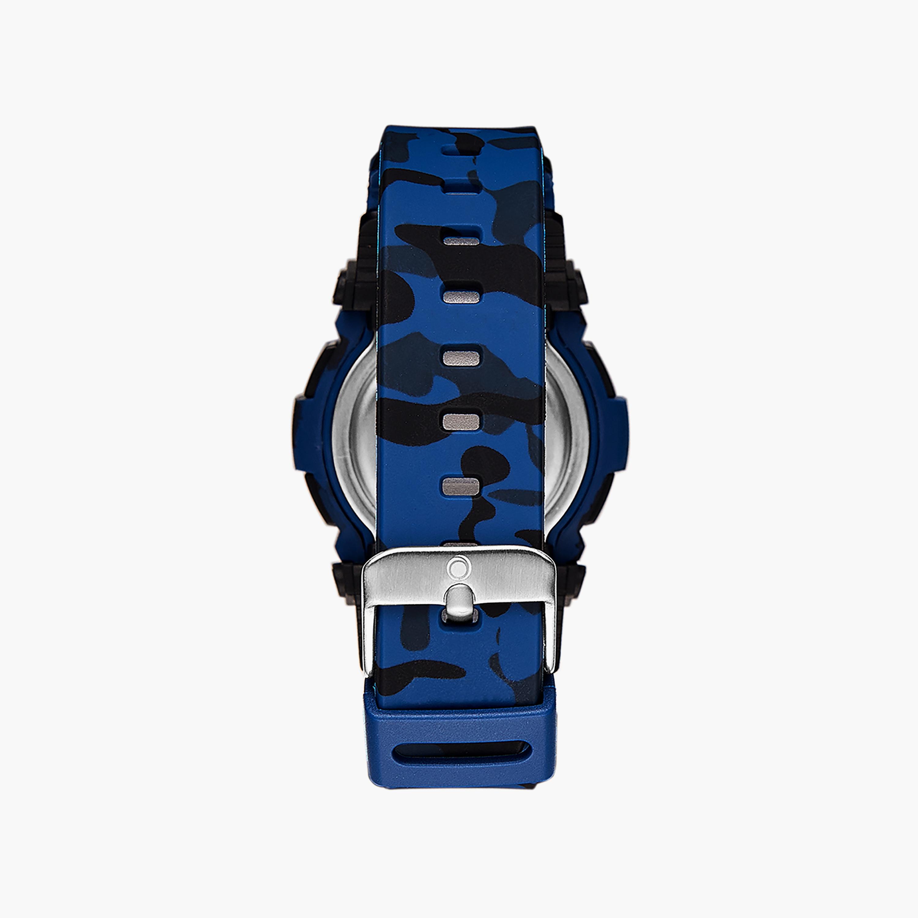ساعة أسترو للرجال 42 ملم رقمية من السيليكون المموهة باللون الأزرق | A21901-PPLL-men-watchesandjewellery-watches-image-3