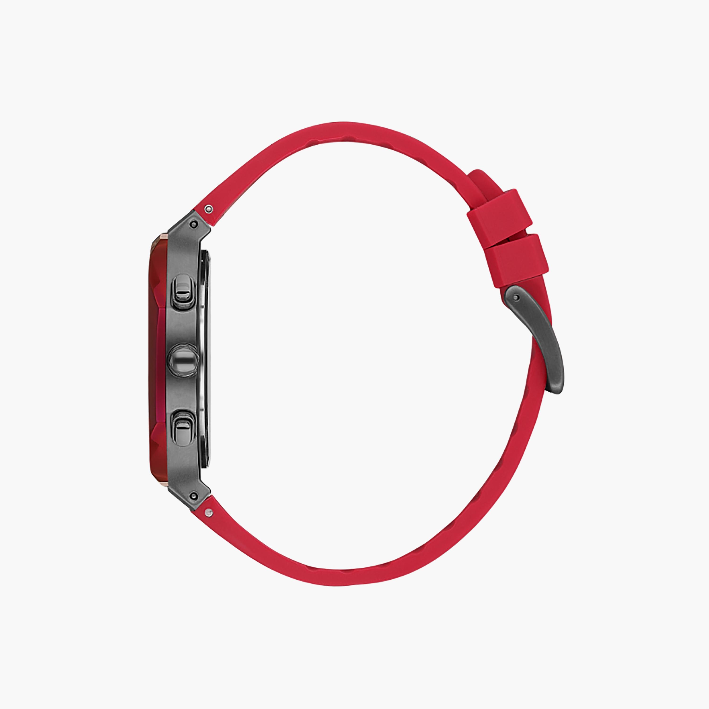 Beverly Hills Polo Club Men's 44 MM Red Chronograph Silicone Watch | BP3539X.088-men-watchesandjewellery-watches-image-2